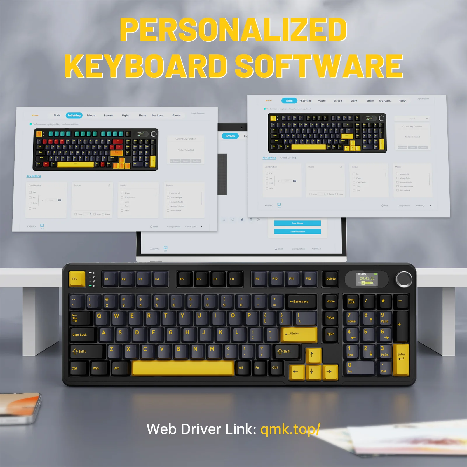 ATTACK SHARK X98PRO Wireless Gaming Keyboard 24 ATTACK SHARK X98PRO Wireless Gaming Keyboard