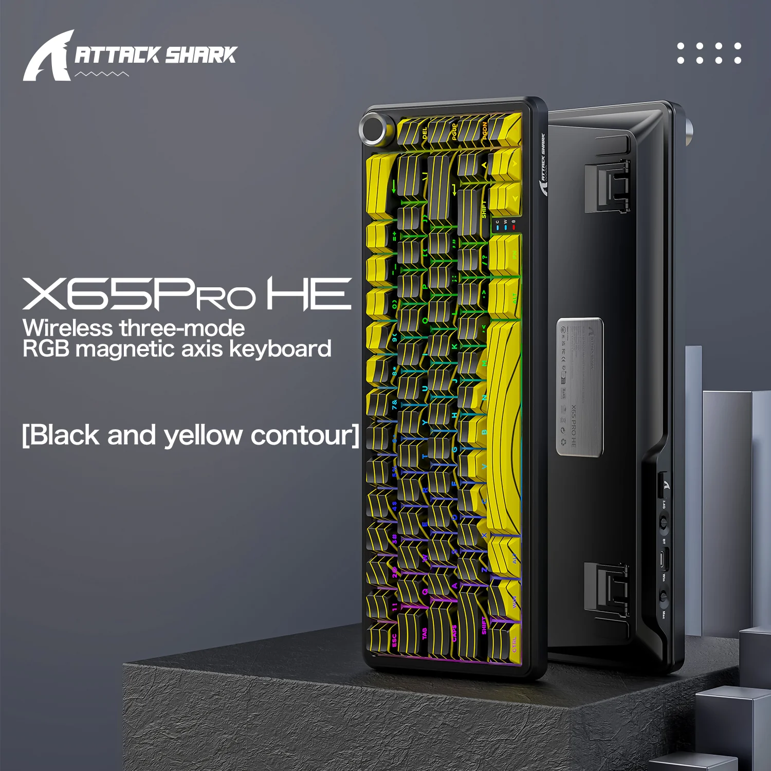 ATTACK SHARK X65PRO HE Rapid Trigger Keyboard 14 ATTACK SHARK X65PRO HE Rapid Trigger Keyboard