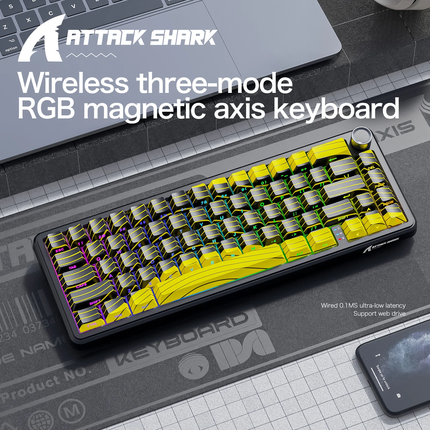 ATTACK SHARK X65PRO HE Rapid Trigger Keyboard 16 ATTACK SHARK X65PRO HE Rapid Trigger Keyboard