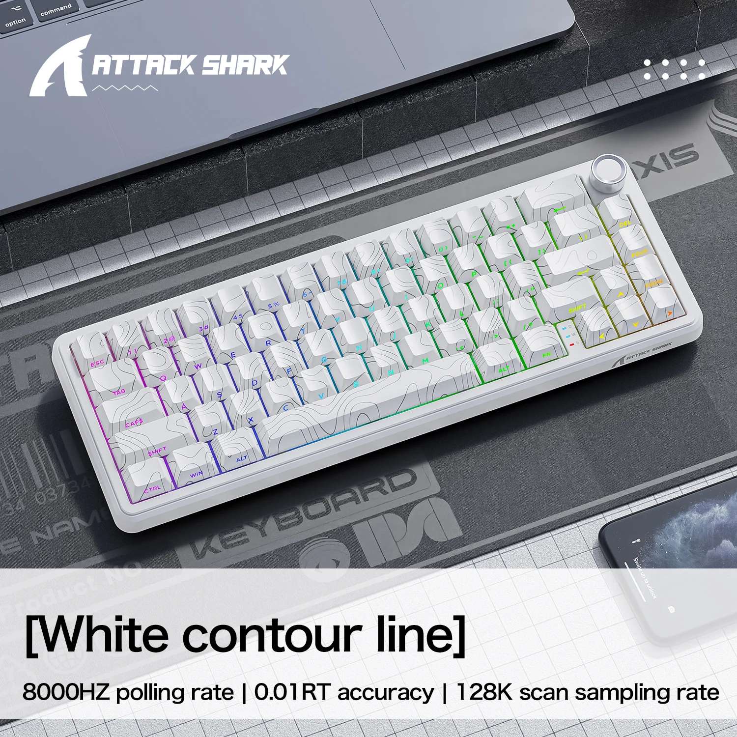 ATTACK SHARK X65PRO HE Rapid Trigger Keyboard 22 ATTACK SHARK X65PRO HE Rapid Trigger Keyboard