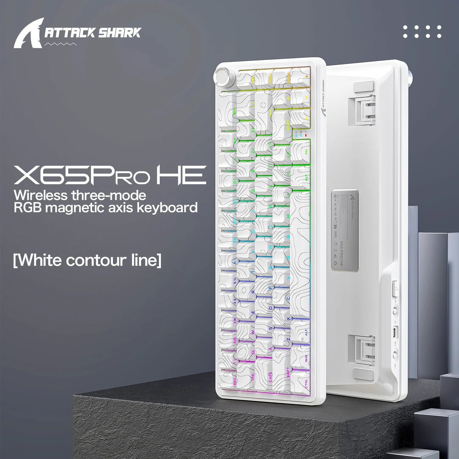 ATTACK SHARK X65PRO HE Rapid Trigger Keyboard 23 ATTACK SHARK X65PRO HE Rapid Trigger Keyboard