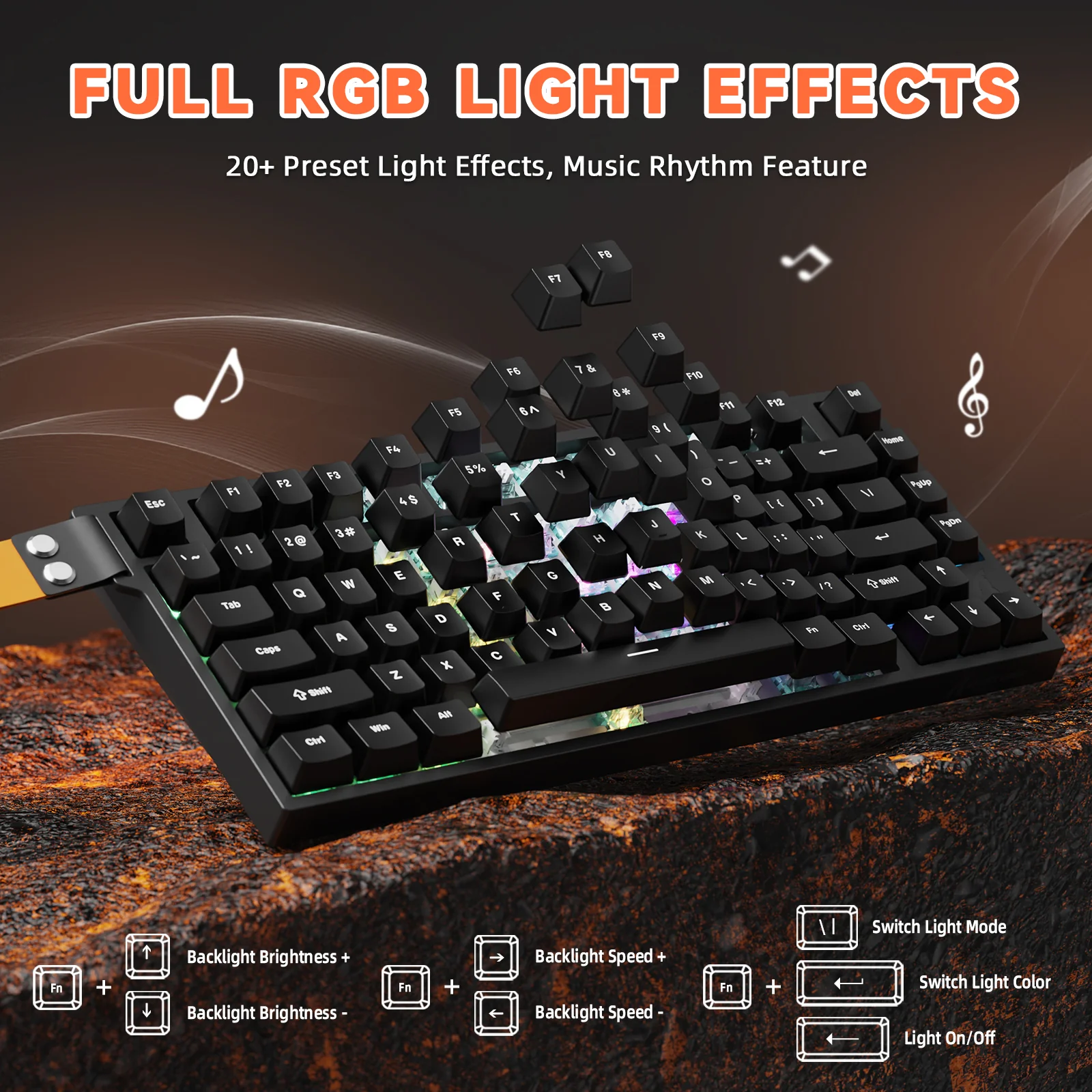 ATTACK SHARK R82 HE Rapid Trigger Keyboard Magnetic Switch with 0.005MM RT 5 ATTACK SHARK R82 HE Rapid Trigger Keyboard Magnetic Switch with 0.005MM RT