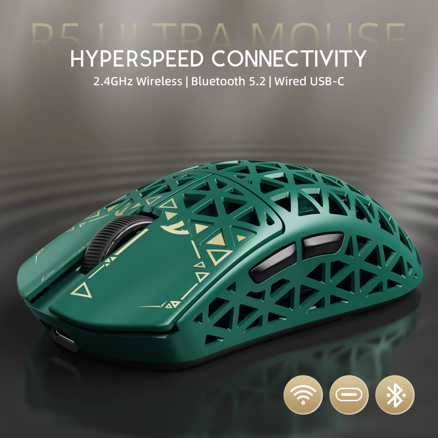 ATTACK SHARK R5 Ultra Carbon Fiber Wireless 8K PAW3950MAX Gaming Mouse with 8K Coiled Cable 36 ATTACK SHARK R5 Ultra Carbon Fiber Wireless 8K PAW3950MAX Gaming Mouse with 8K Coiled Cable