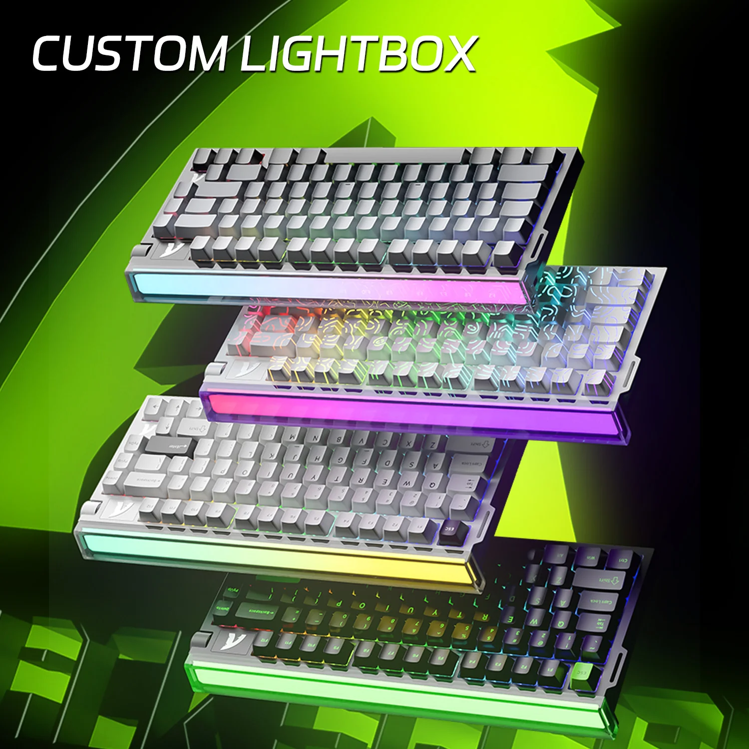 ATTACK SHARK R85 HE Rapid Trigger Keyboard Magnetic Switch with Custom Lightbox 6 ATTACK SHARK R85 HE Rapid Trigger Keyboard Magnetic Switch with Custom Lightbox