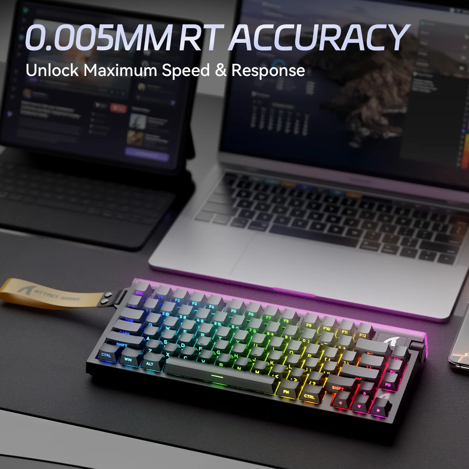 ATTACK SHARK R85 HE Rapid Trigger Keyboard Magnetic Switch with Custom Lightbox 8 ATTACK SHARK R85 HE Rapid Trigger Keyboard Magnetic Switch with Custom Lightbox