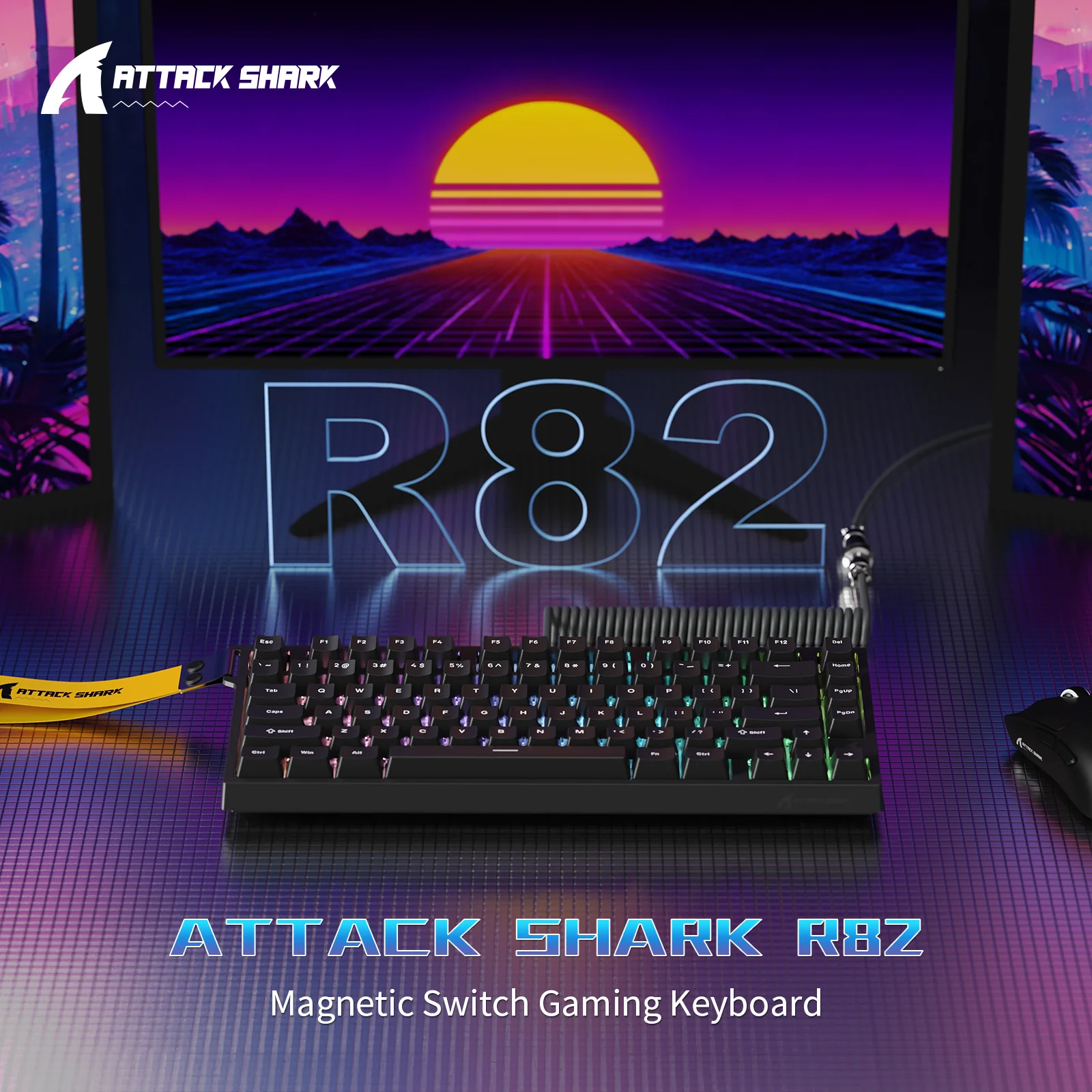 ATTACK SHARK R82 HE Wired 75% Gaming Keyboard with C01ULTRA LED Cable 11 ATTACK SHARK R82 HE Wired 75% Gaming Keyboard with C01ULTRA LED Cable