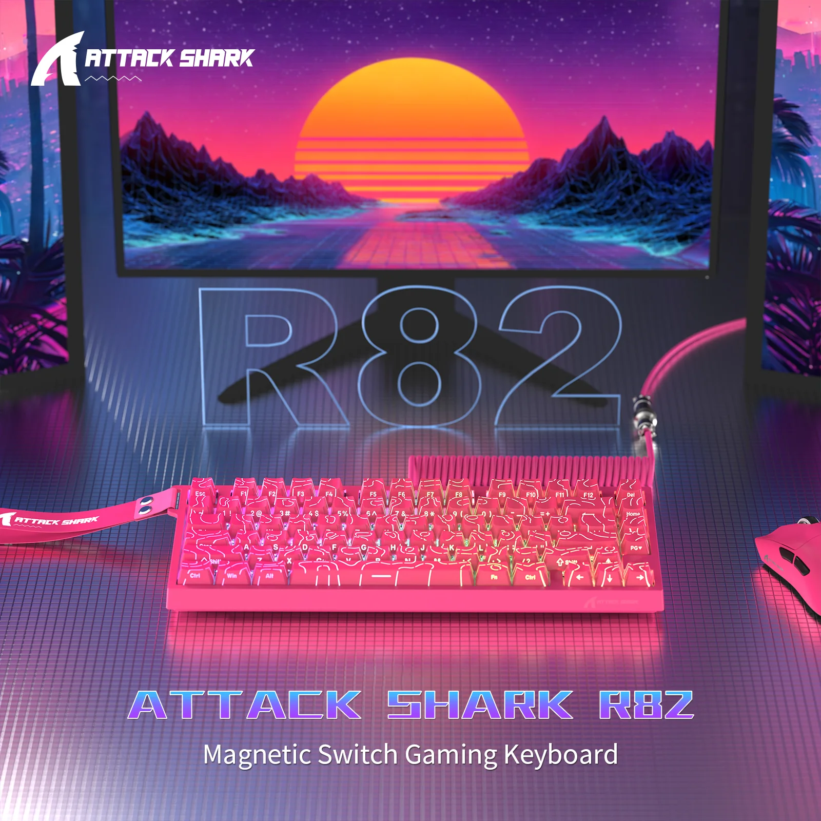 ATTACK SHARK R82 HE Wired 75% Gaming Keyboard with C01ULTRA LED Cable 21 ATTACK SHARK R82 HE Wired 75% Gaming Keyboard with C01ULTRA LED Cable