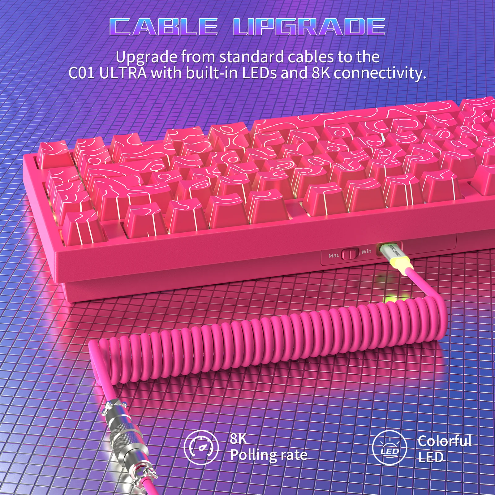 ATTACK SHARK R82 HE Wired 75% Gaming Keyboard with C01ULTRA LED Cable 24 ATTACK SHARK R82 HE Wired 75% Gaming Keyboard with C01ULTRA LED Cable