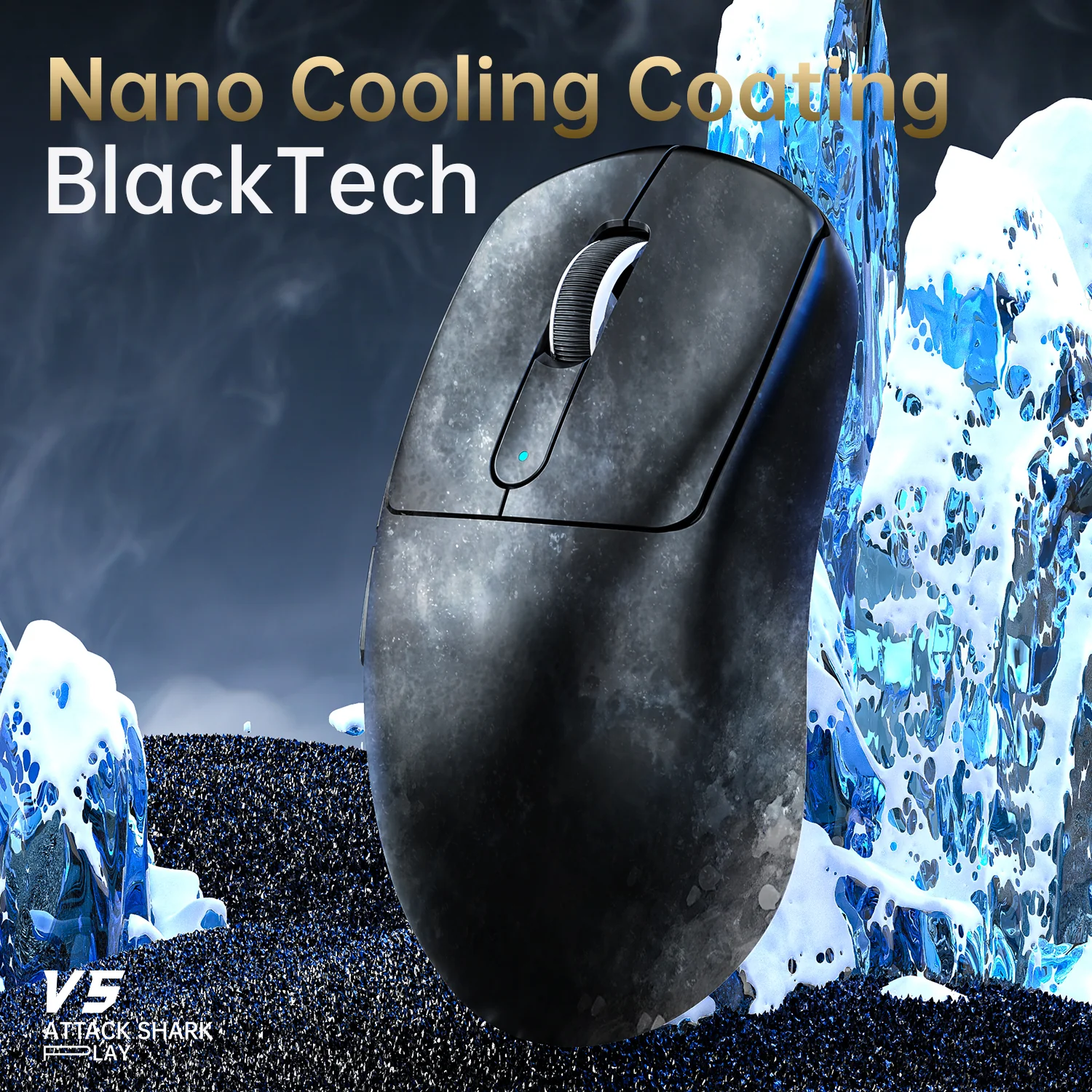 ATTACK SHARK V5 Ultra-Light Tri-Mode Gaming Mouse 5 ATTACK SHARK V5 Ultra-Light Tri-Mode Gaming Mouse