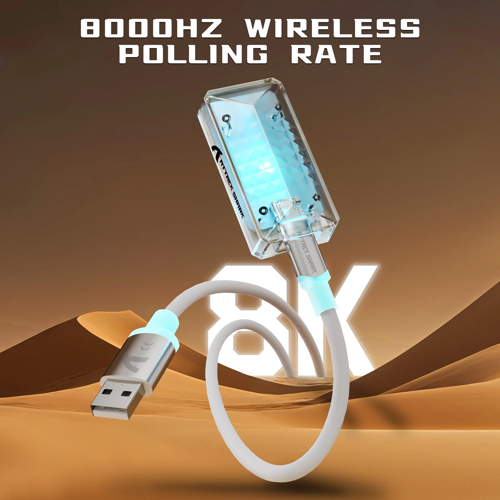 ATTACK SHARK V5 8KHz Wireless PAW3950MAX Gaming Mouse with C06 Ultra Cable 6 ATTACK SHARK V5 8KHz Wireless PAW3950MAX Gaming Mouse with C06 Ultra Cable