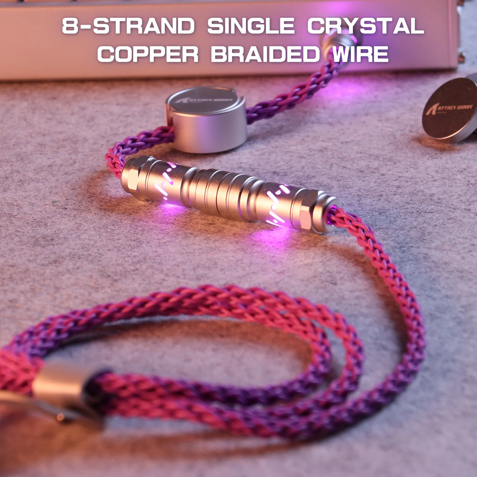 ATTACK SHARK C07 Custom Aviator Cable for 8KHz Magnetic Keyboard
