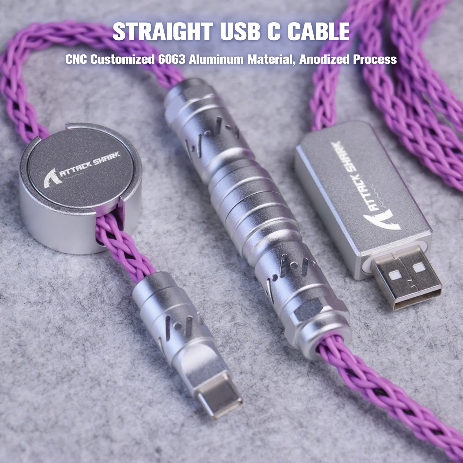 ATTACK SHARK C07 Custom Aviator Cable for 8KHz Magnetic Keyboard