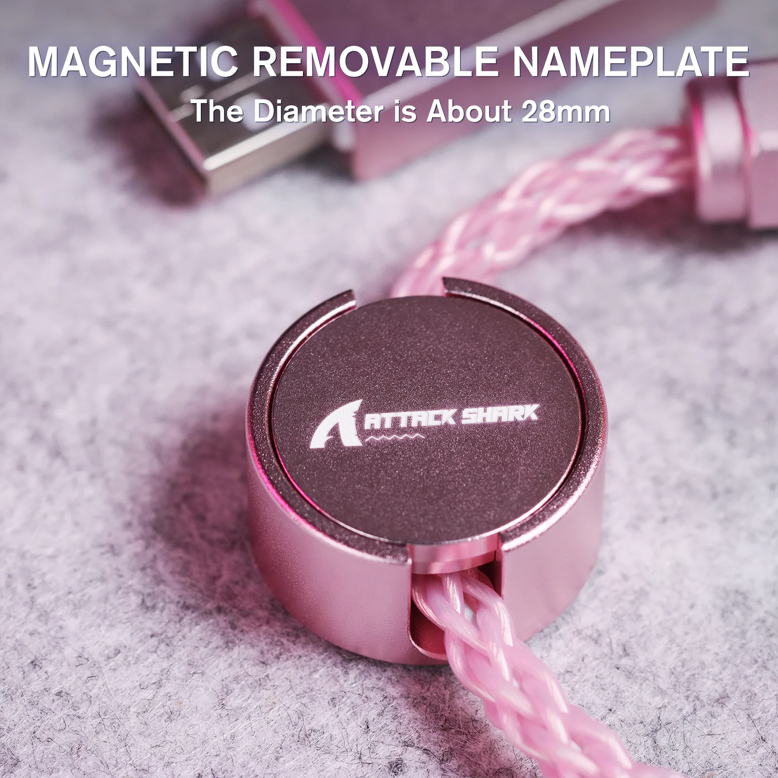 ATTACK SHARK C07 Custom Aviator Cable for 8KHz Magnetic Keyboard