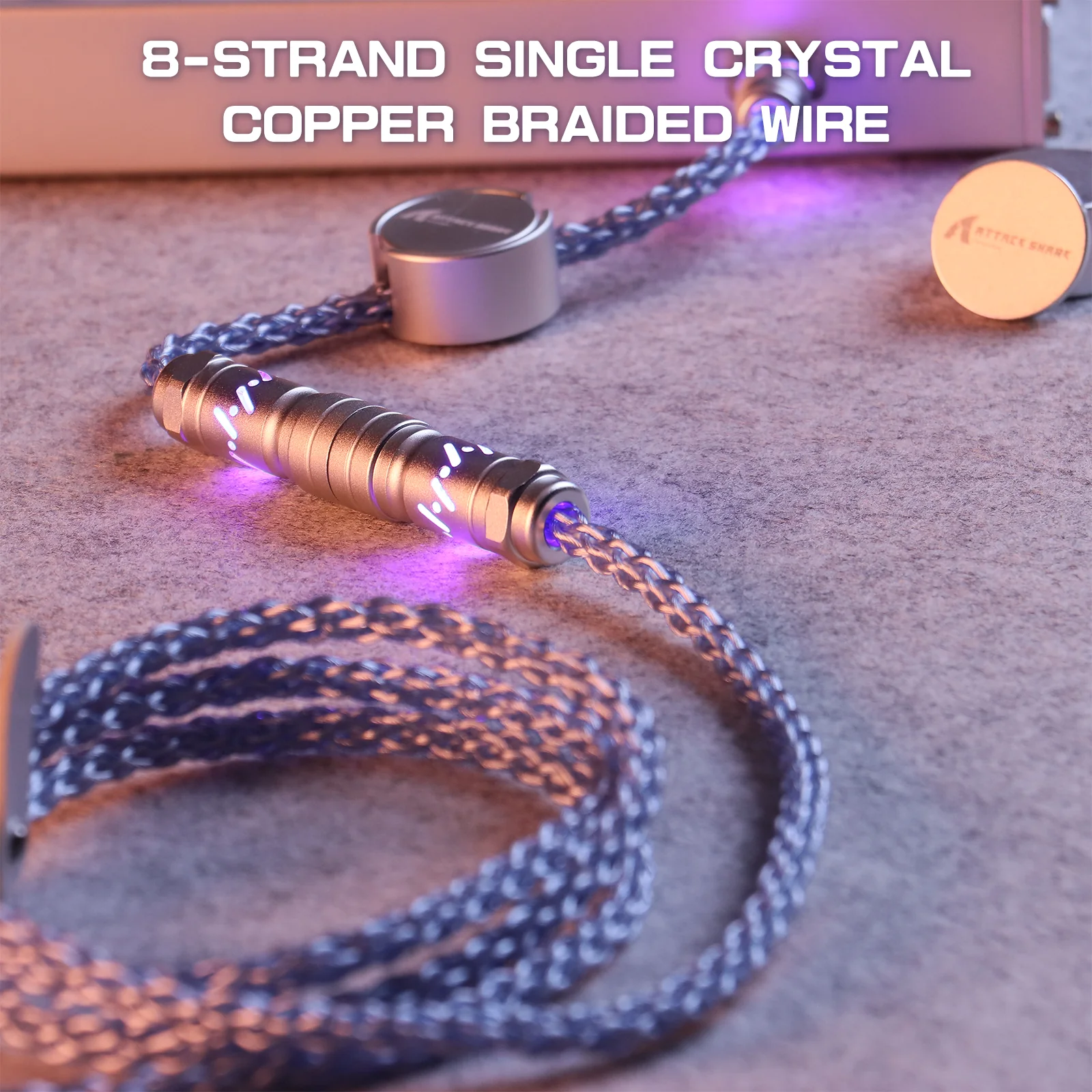 ATTACK SHARK C07 Custom Aviator Cable for 8KHz Magnetic Keyboard