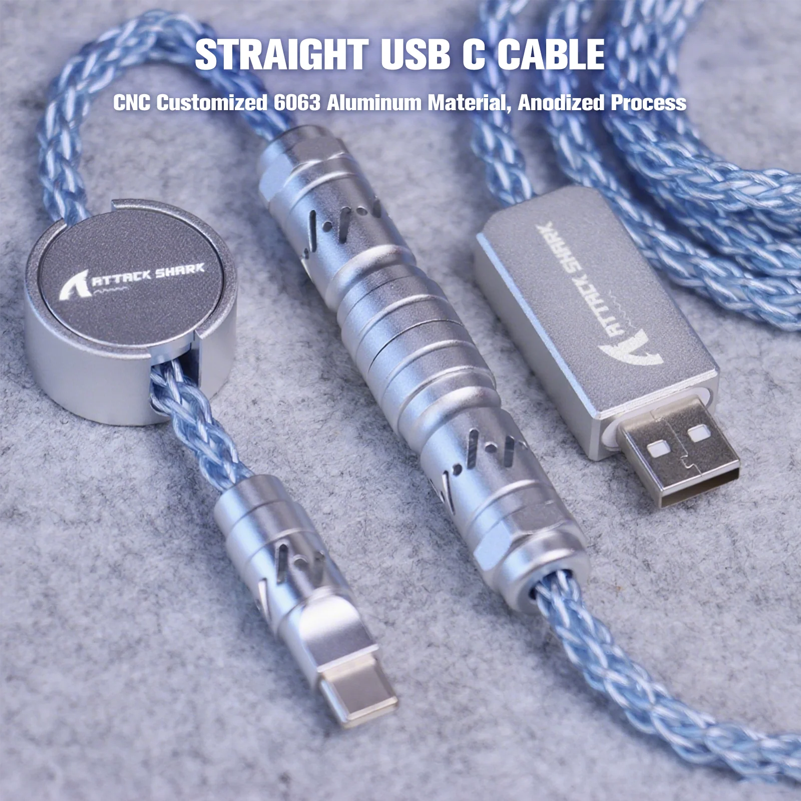 ATTACK SHARK C07 Custom Aviator Cable for 8KHz Magnetic Keyboard