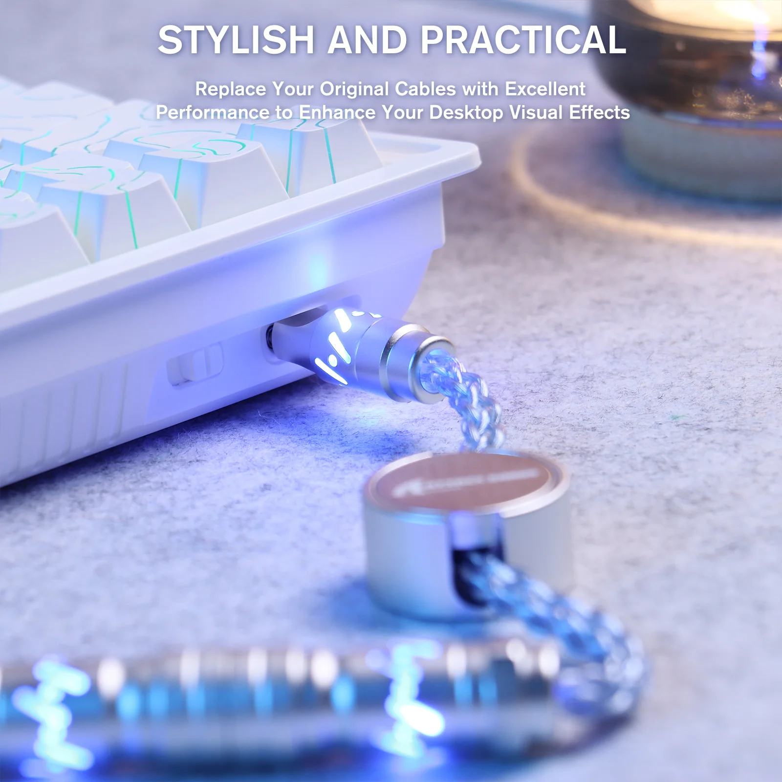 ATTACK SHARK C07 Custom Aviator Cable for 8KHz Magnetic Keyboard