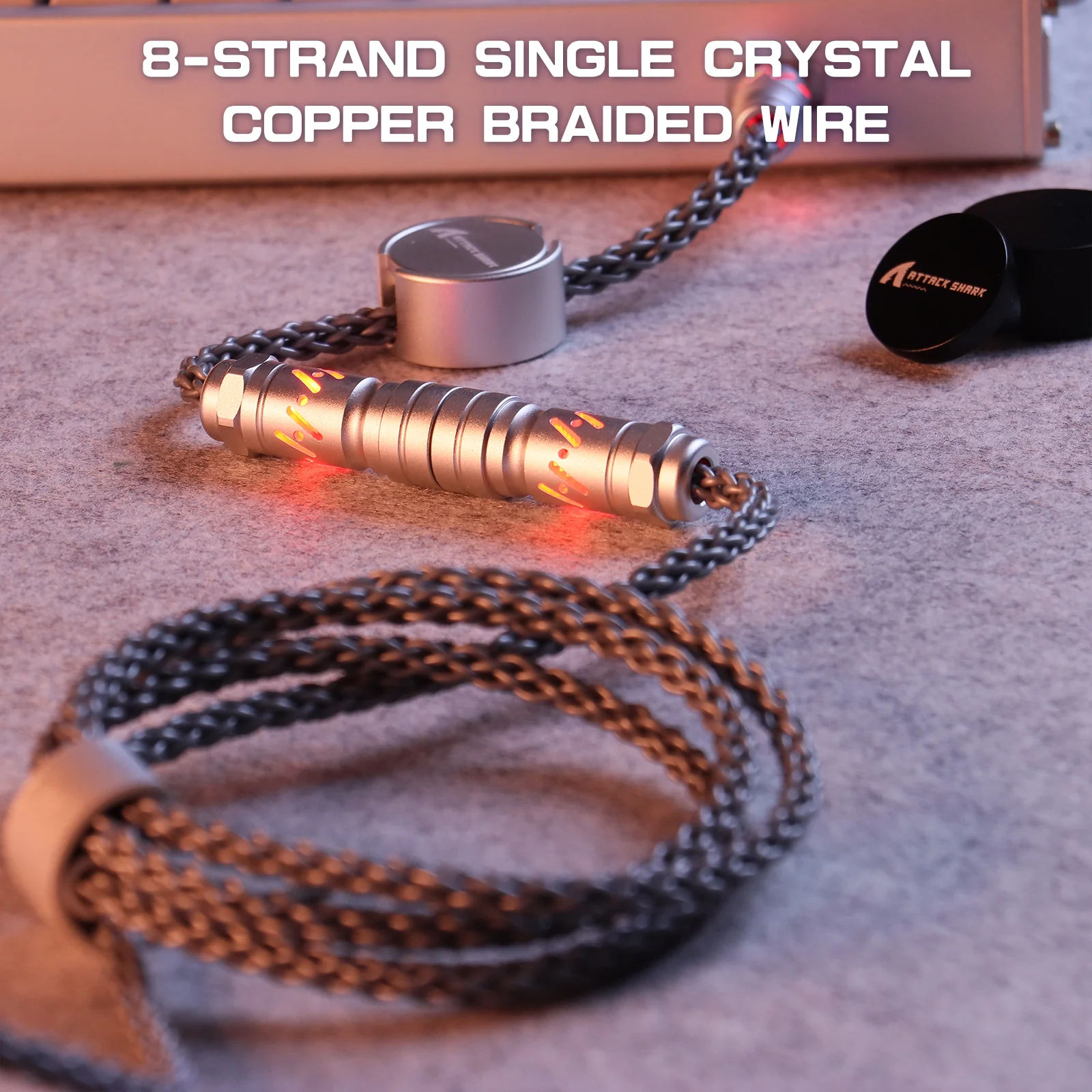 ATTACK SHARK C07 Custom Aviator Cable for 8KHz Magnetic Keyboard