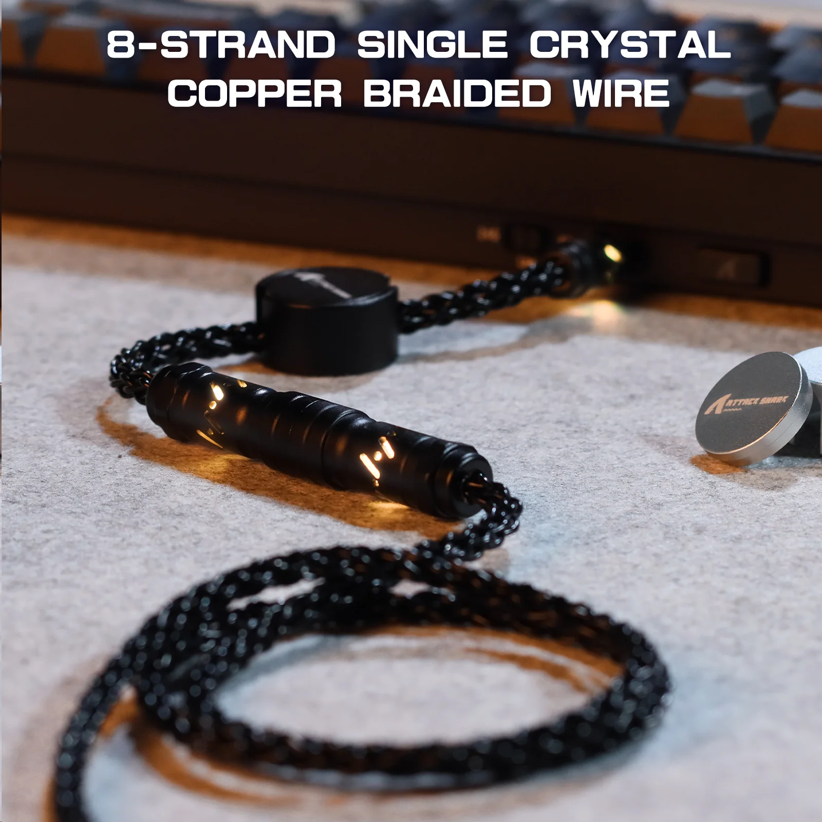 ATTACK SHARK C07 Custom Aviator Cable for 8KHz Magnetic Keyboard