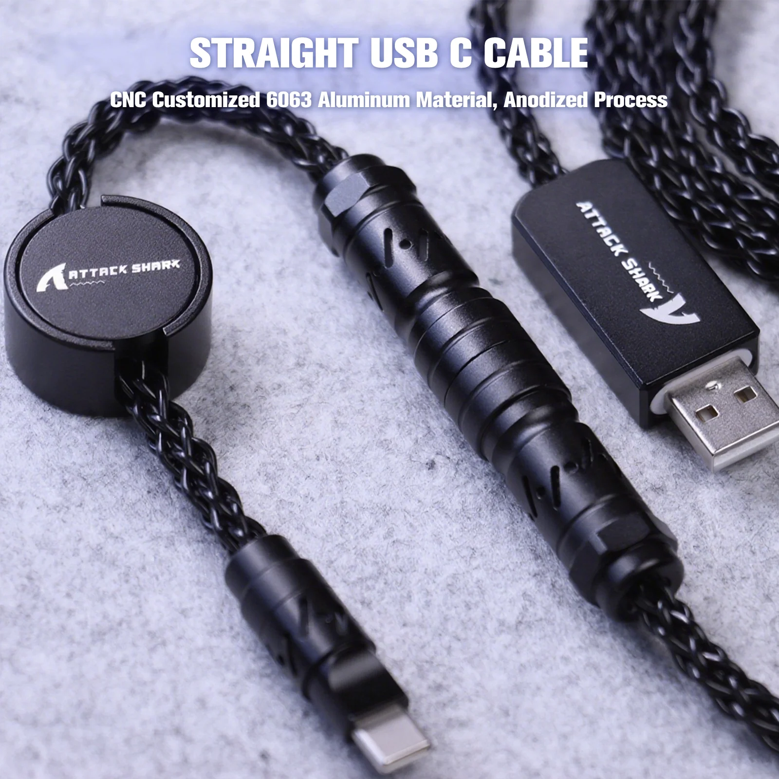 ATTACK SHARK C07 Custom Aviator Cable for 8KHz Magnetic Keyboard