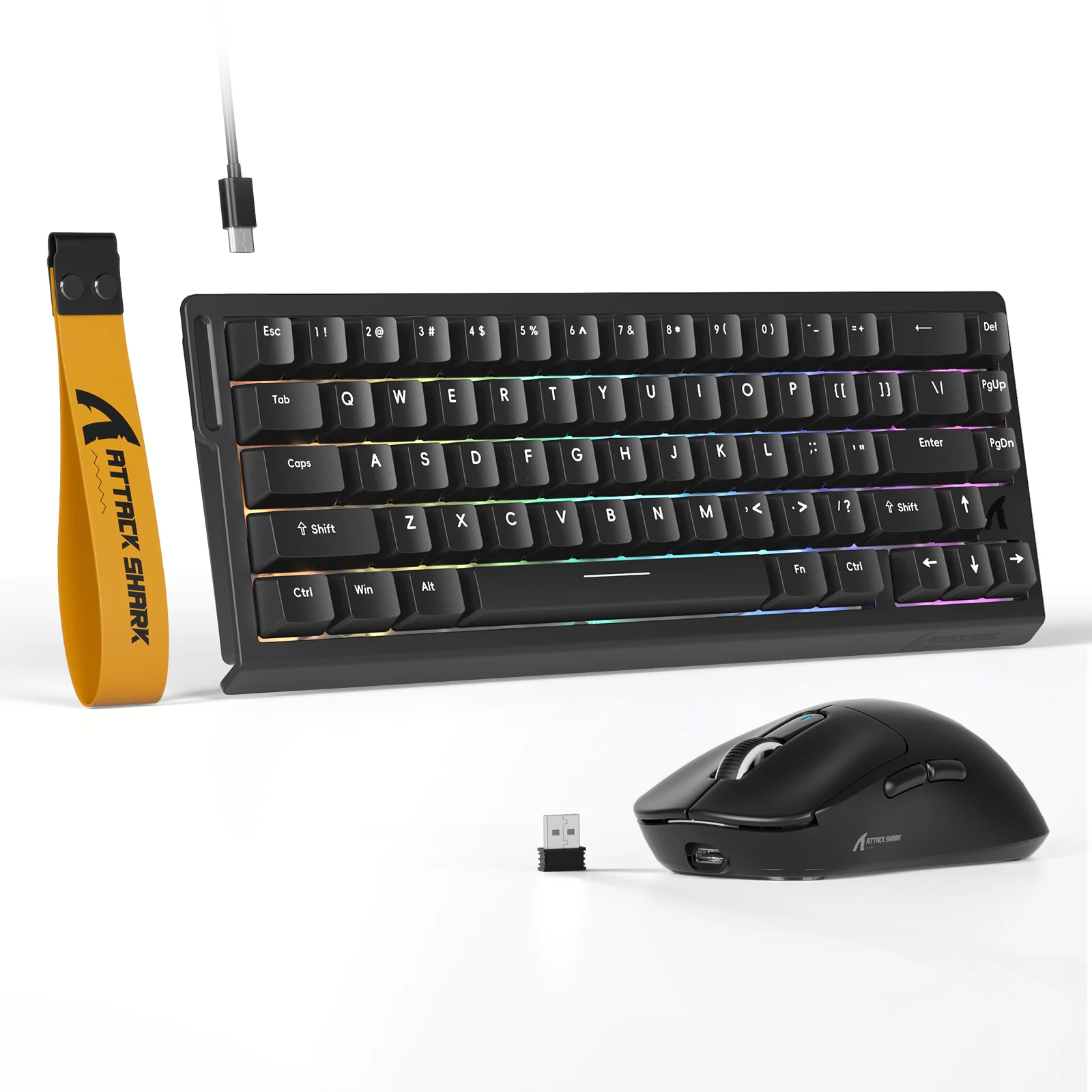 ATTACK SHARK X68HE Magnetic Keyboard With X3 Gaming Mouse Set