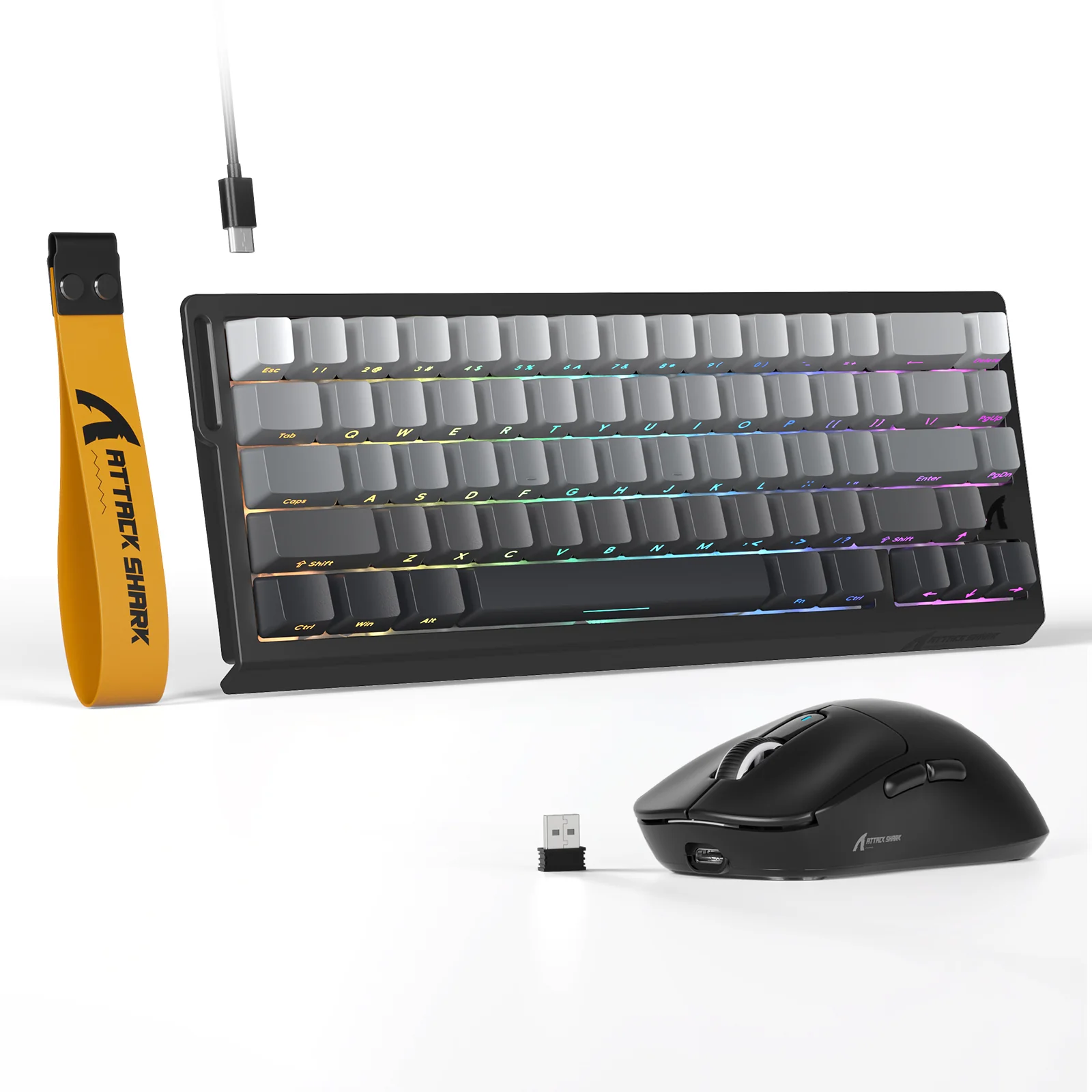 ATTACK SHARK X68HE Magnetic Keyboard With X3 Gaming Mouse Set 10 ATTACK SHARK X68HE Magnetic Keyboard With X3 Gaming Mouse Set
