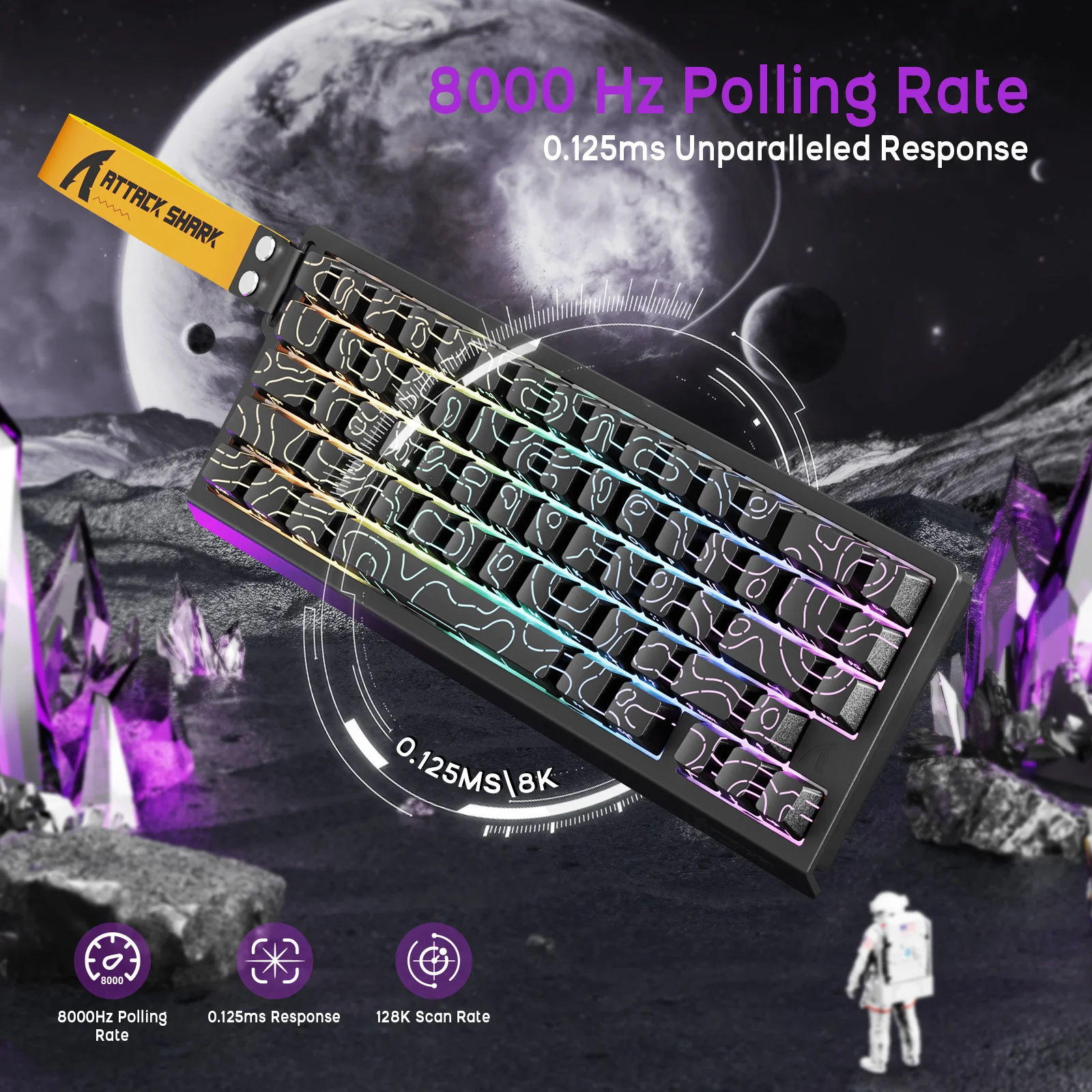 ATTACK SHARK X68HE Magnetic Keyboard With X3 Gaming Mouse Set 22 ATTACK SHARK X68HE Magnetic Keyboard With X3 Gaming Mouse Set