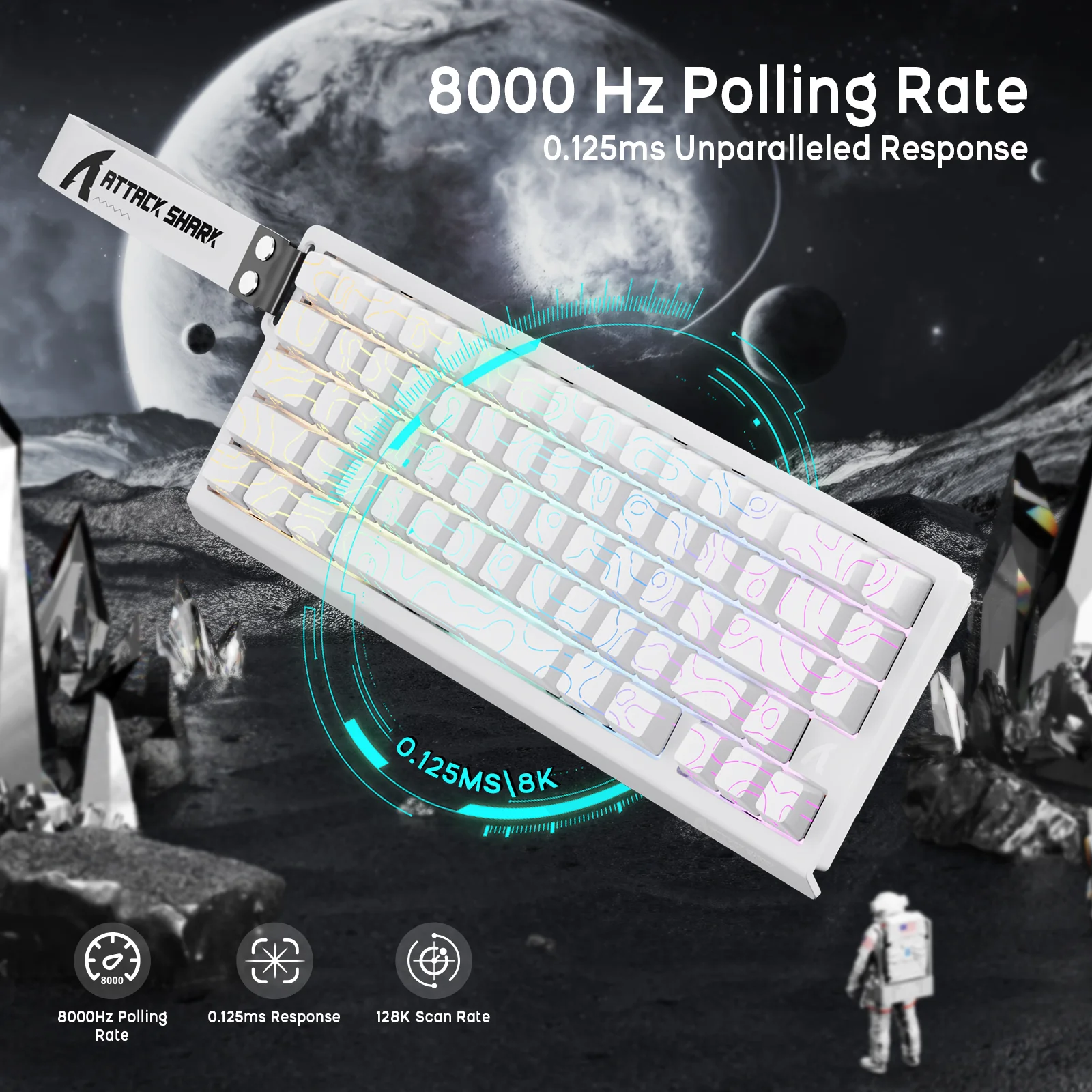 ATTACK SHARK X68HE Magnetic Keyboard With X3 Gaming Mouse Set 32 ATTACK SHARK X68HE Magnetic Keyboard With X3 Gaming Mouse Set