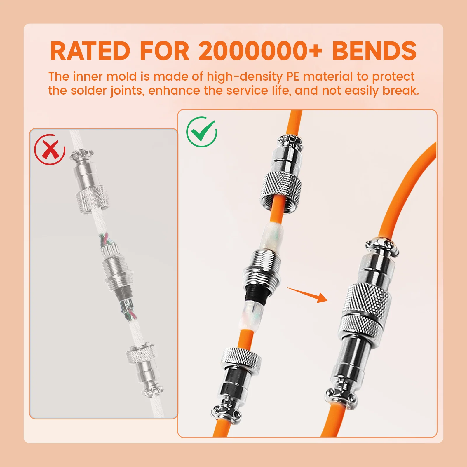 ATTACK SHARK C01Ultra Custom Aviator Cable for 8KHz Magnetic Keyboard 19 ATTACK SHARK C01Ultra Custom Aviator Cable for 8KHz Magnetic Keyboard