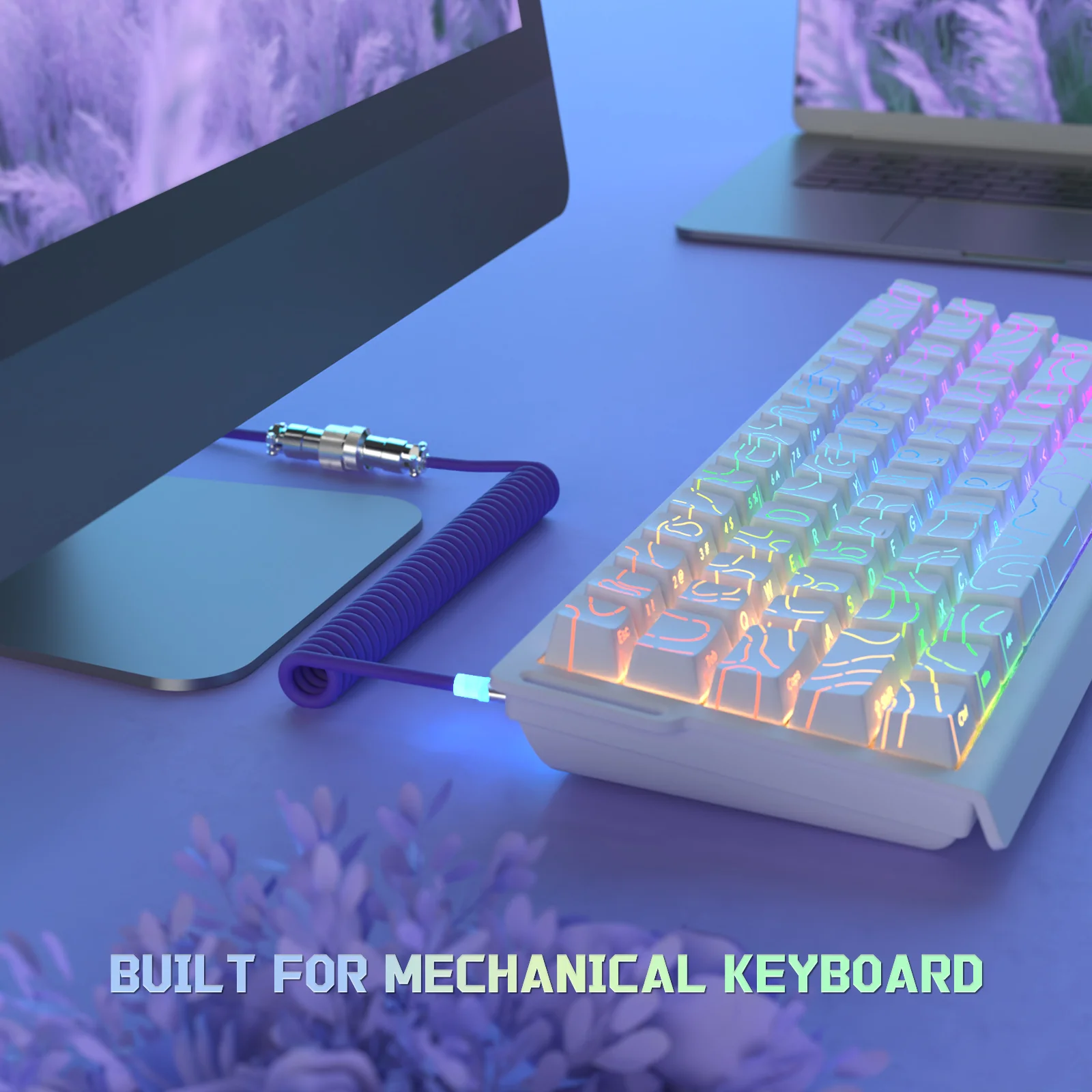 ATTACK SHARK C01Ultra Custom Aviator Cable for 8KHz Magnetic Keyboard 32 ATTACK SHARK C01Ultra Custom Aviator Cable for 8KHz Magnetic Keyboard