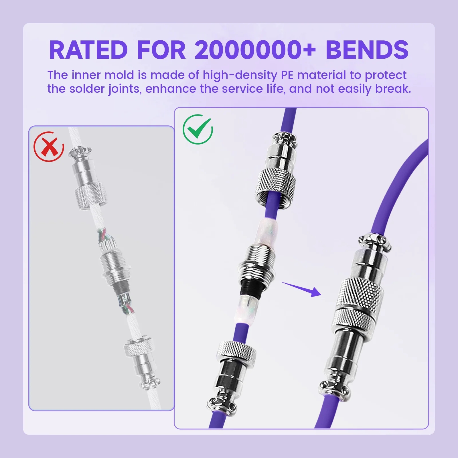 ATTACK SHARK C01Ultra Custom Aviator Cable for 8KHz Magnetic Keyboard 38 ATTACK SHARK C01Ultra Custom Aviator Cable for 8KHz Magnetic Keyboard