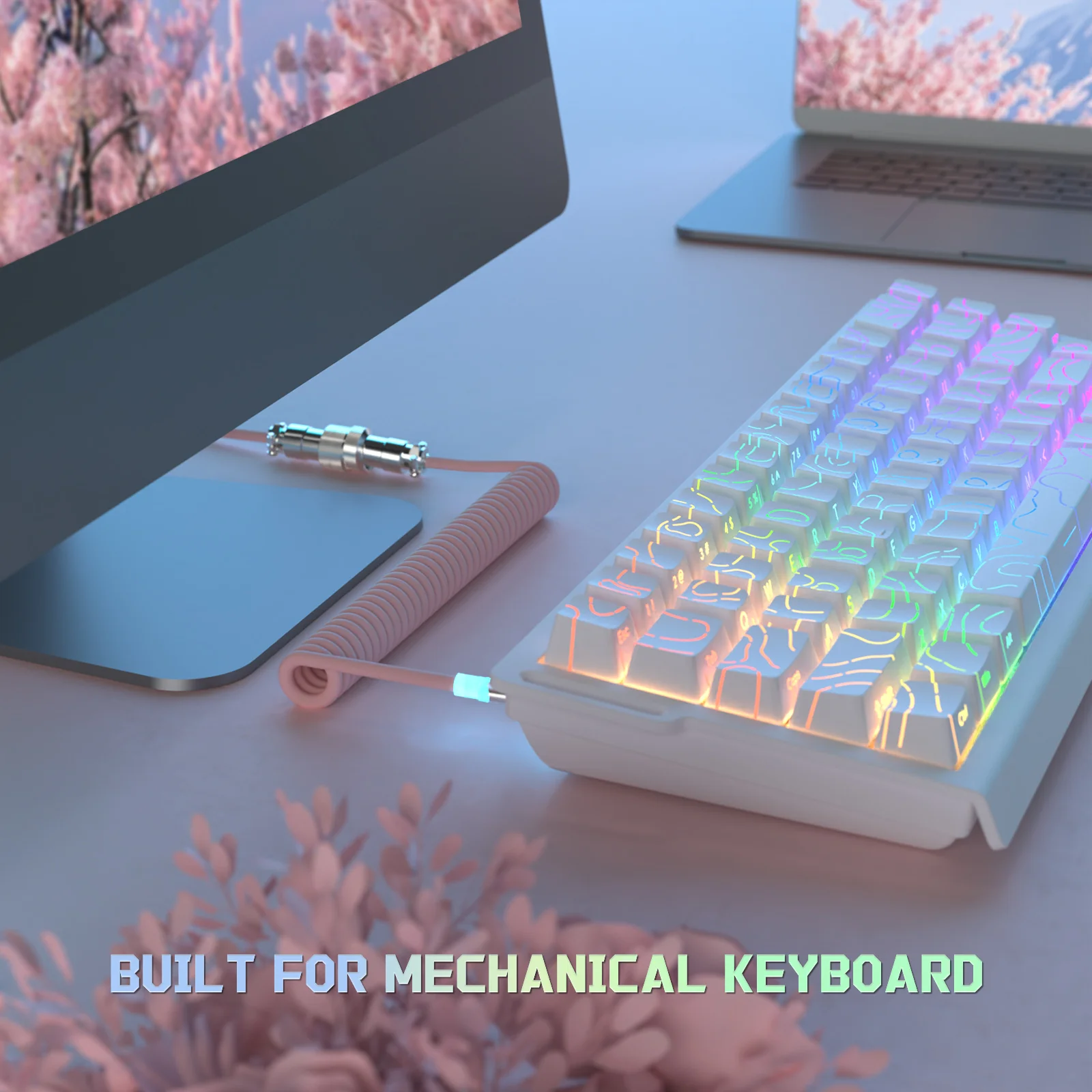 ATTACK SHARK C01Ultra Custom Aviator Cable for 8KHz Magnetic Keyboard 42 ATTACK SHARK C01Ultra Custom Aviator Cable for 8KHz Magnetic Keyboard