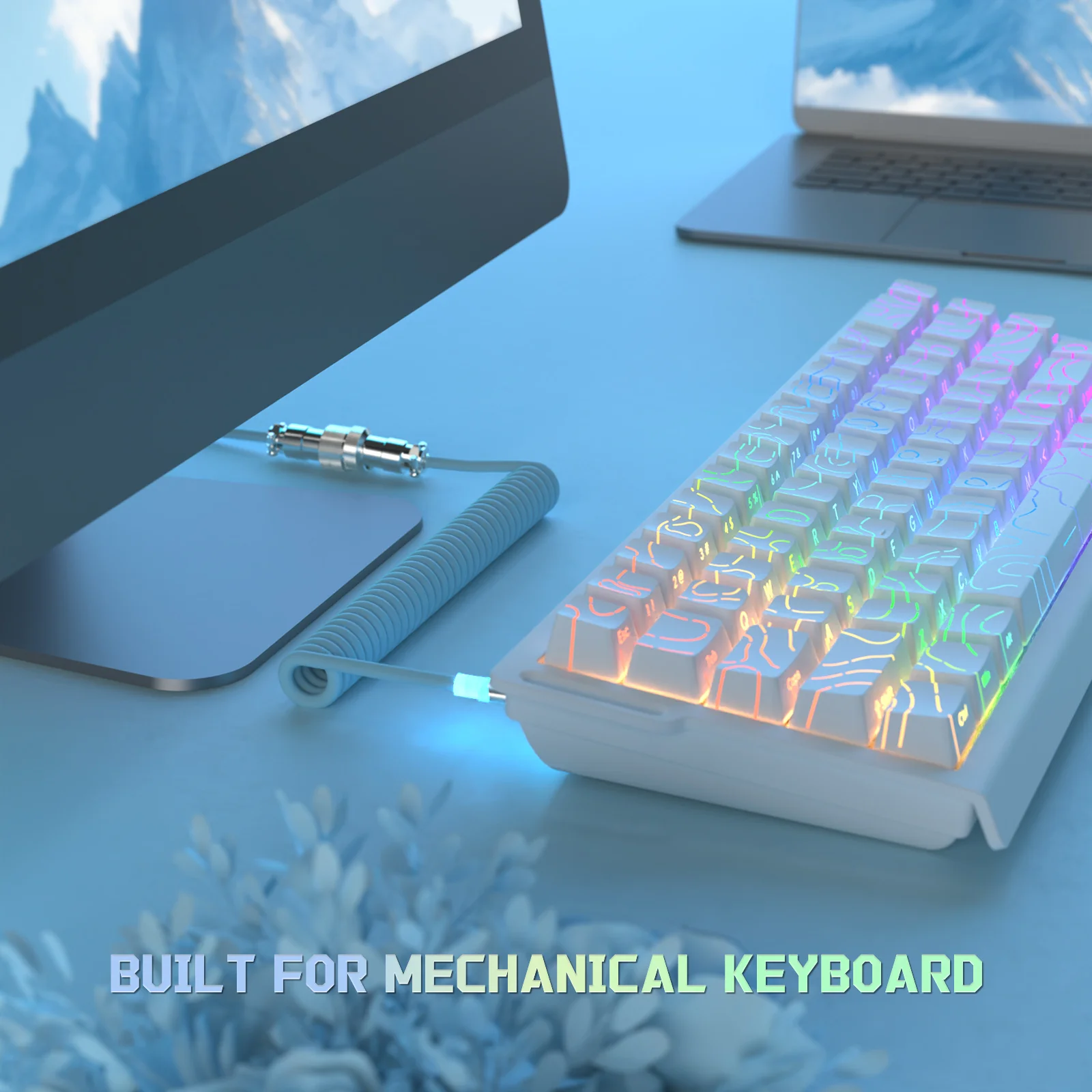 ATTACK SHARK C01Ultra Custom Aviator Cable for 8KHz Magnetic Keyboard 72 ATTACK SHARK C01Ultra Custom Aviator Cable for 8KHz Magnetic Keyboard