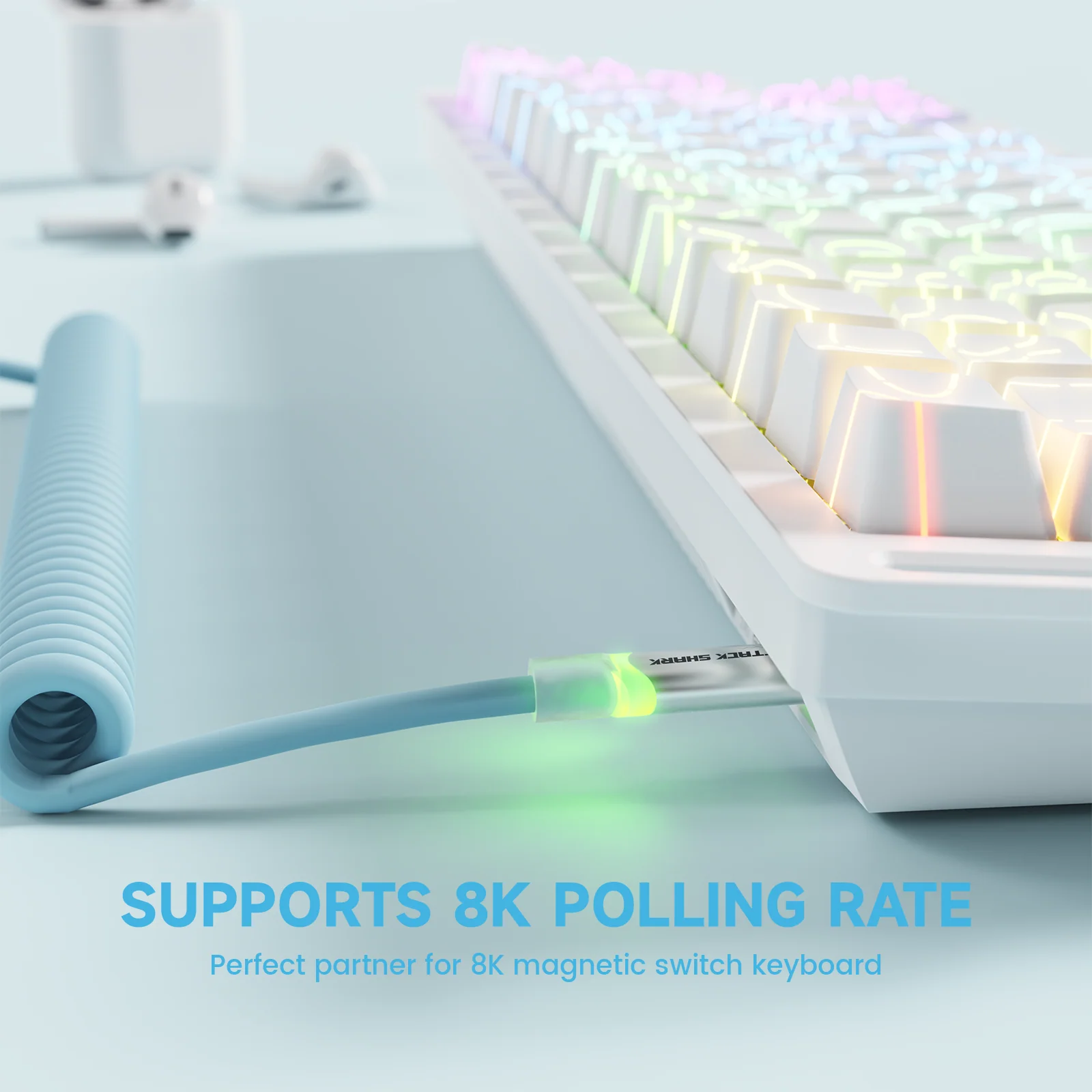 ATTACK SHARK C01Ultra Custom Aviator Cable for 8KHz Magnetic Keyboard 78 ATTACK SHARK C01Ultra Custom Aviator Cable for 8KHz Magnetic Keyboard