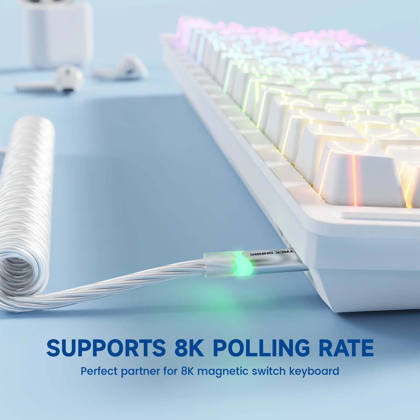 ATTACK SHARK C01Ultra Custom Aviator Cable for 8KHz Magnetic Keyboard 88 ATTACK SHARK C01Ultra Custom Aviator Cable for 8KHz Magnetic Keyboard