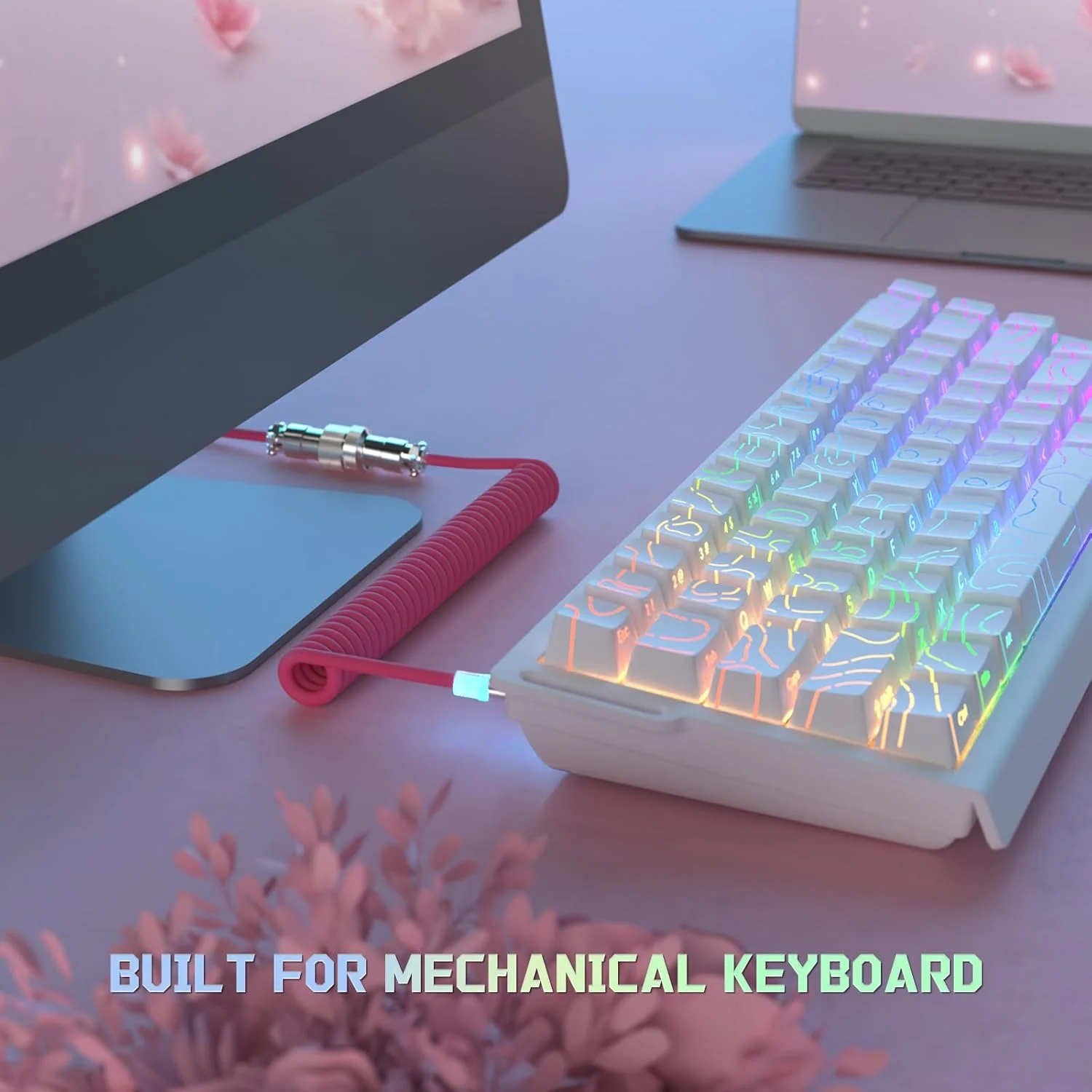 ATTACK SHARK C01Ultra Custom Aviator Cable for 8KHz Magnetic Keyboard 92 ATTACK SHARK C01Ultra Custom Aviator Cable for 8KHz Magnetic Keyboard