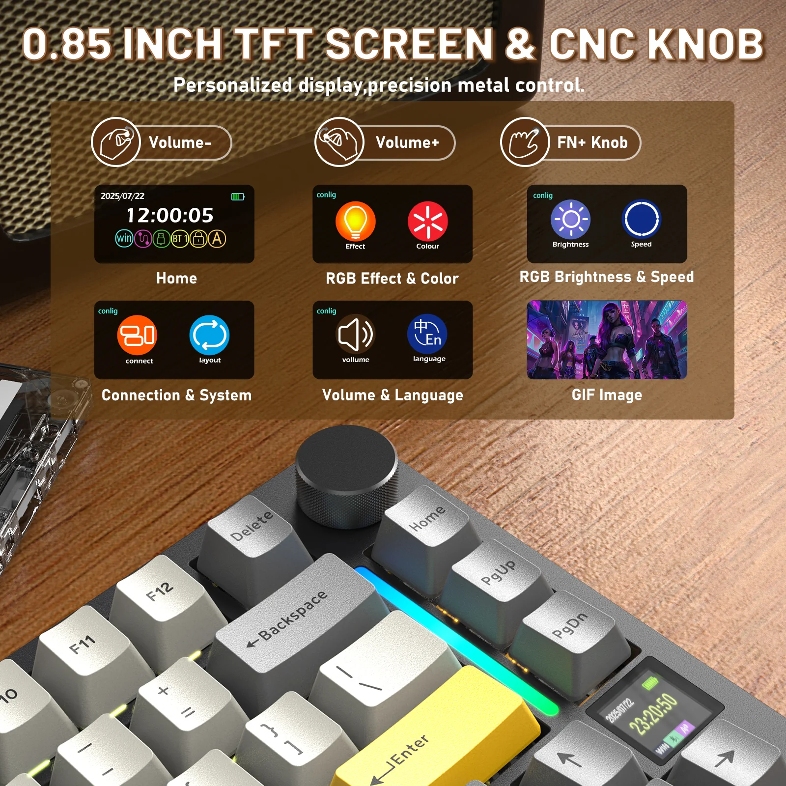 ATTACK SHARK X820ULTRA Mechanical Keyboard with C01ULTRA Coiled Cable 23 ATTACK SHARK X820ULTRA Mechanical Keyboard with C01ULTRA Coiled Cable