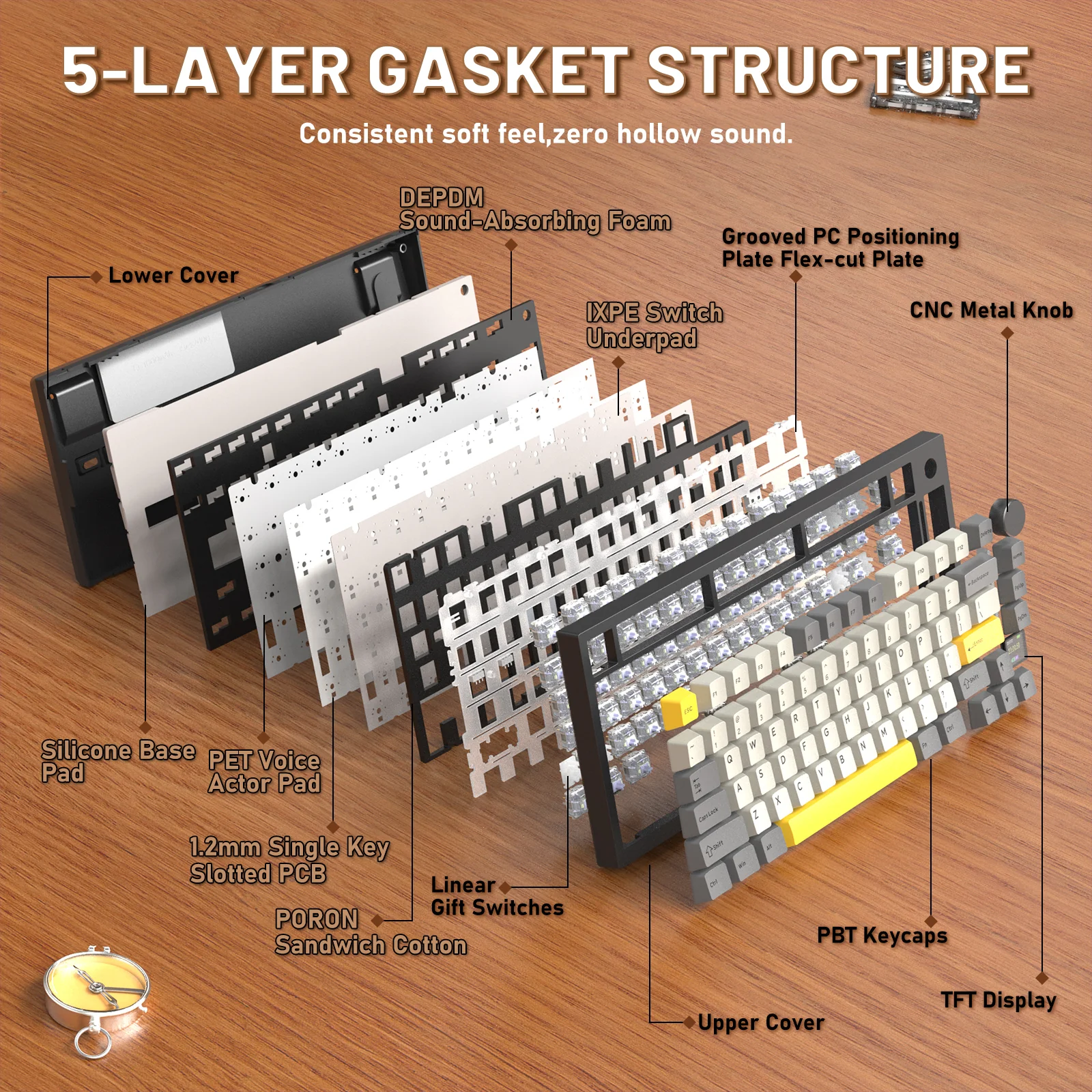 ATTACK SHARK X820ULTRA Mechanical Keyboard with C01ULTRA Coiled Cable 35 ATTACK SHARK X820ULTRA Mechanical Keyboard with C01ULTRA Coiled Cable