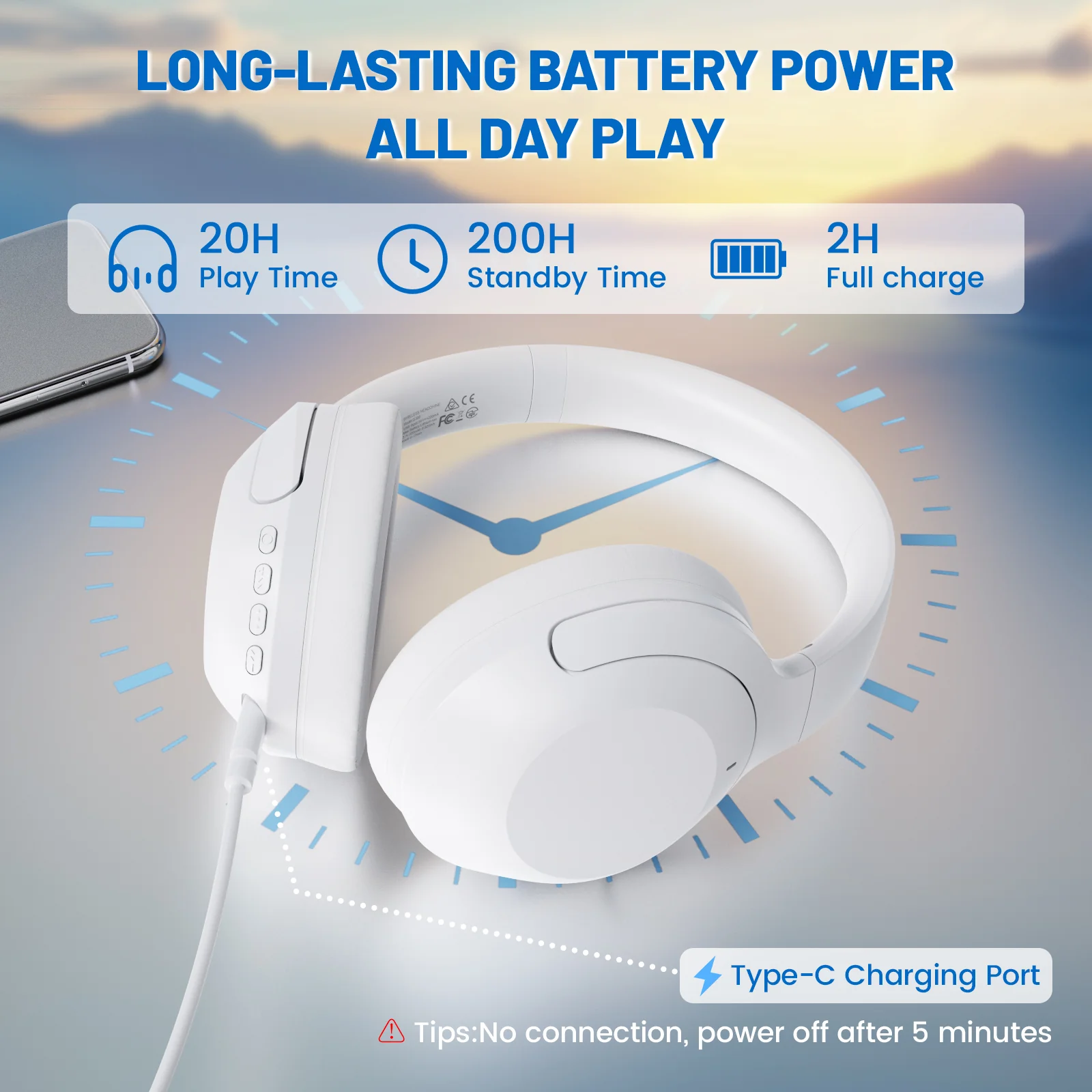 ATTACK SHARK G300 ANC Foldable Ultra-Light Dual-Mode Headphones 14 ATTACK SHARK G300 ANC Foldable Ultra-Light Dual-Mode Headphones