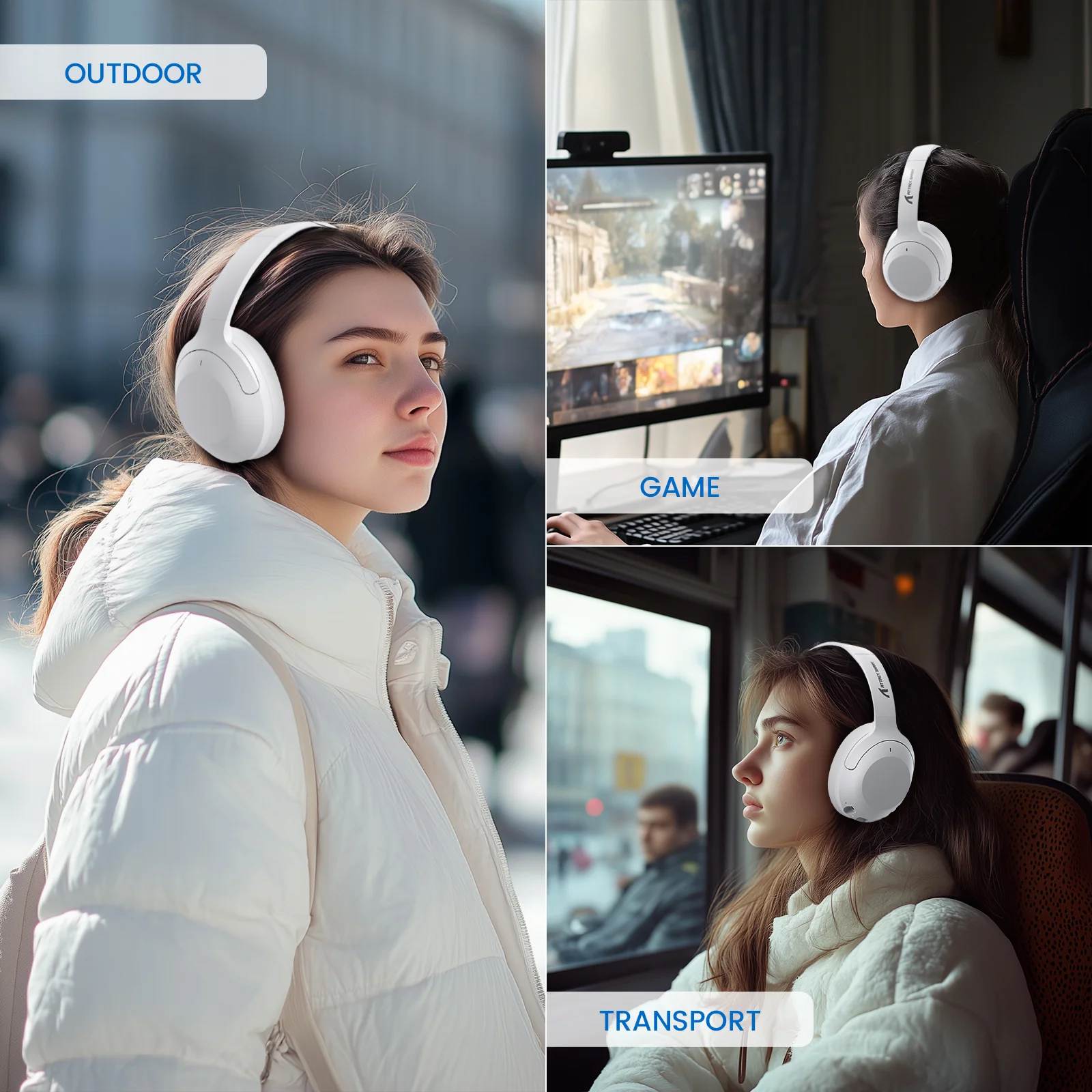 ATTACK SHARK G300 ANC Foldable Ultra-Light Dual-Mode Headphones 18 ATTACK SHARK G300 ANC Foldable Ultra-Light Dual-Mode Headphones