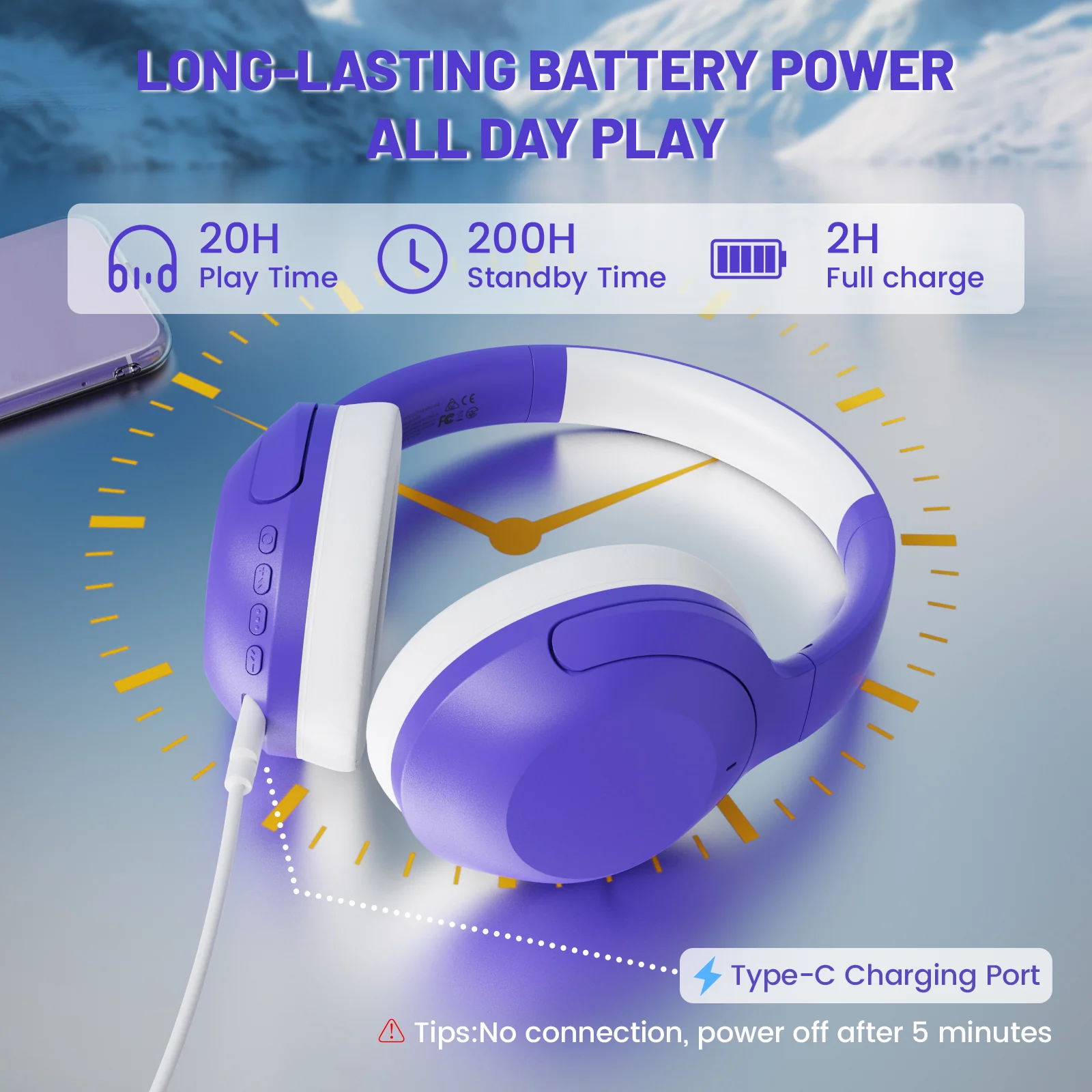 ATTACK SHARK G300 ANC Foldable Ultra-Light Dual-Mode Headphones 23 ATTACK SHARK G300 ANC Foldable Ultra-Light Dual-Mode Headphones