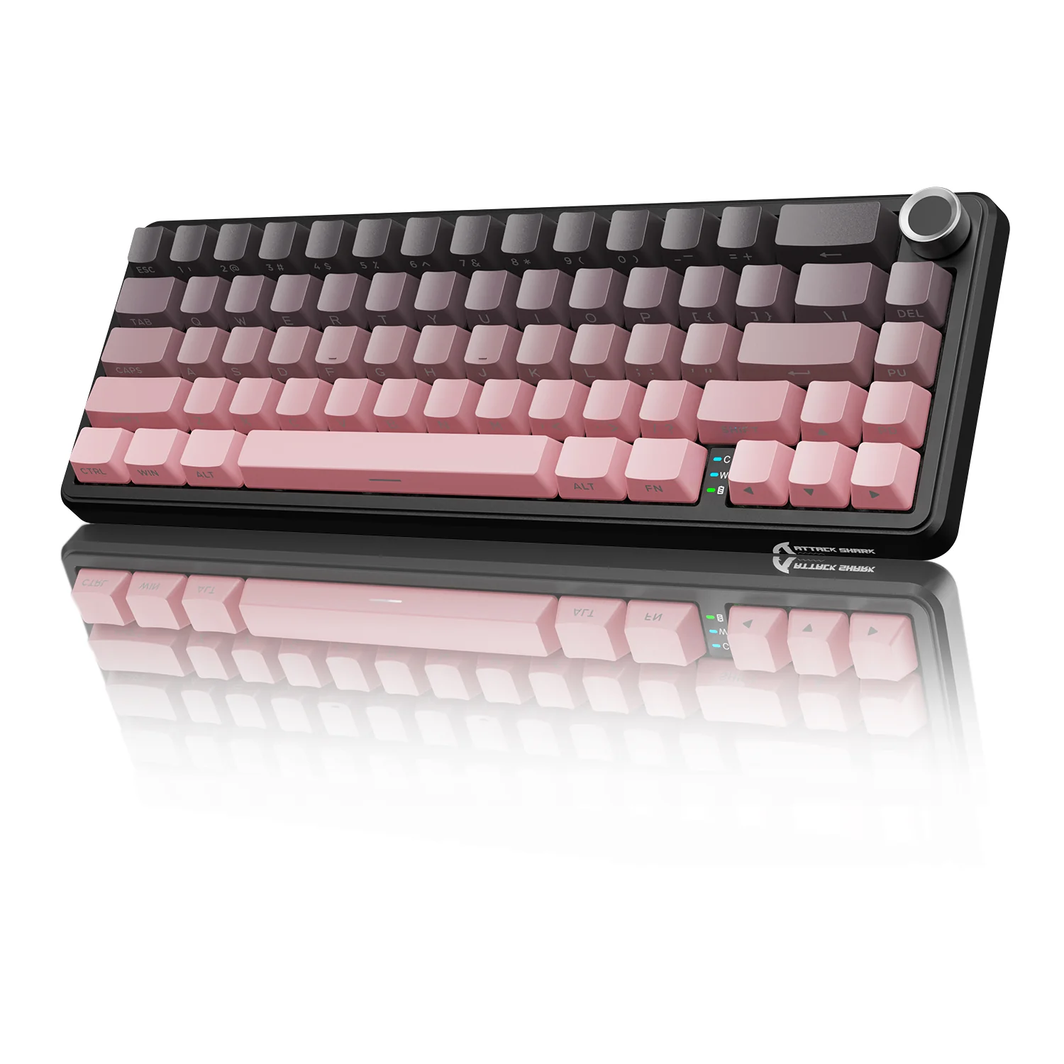 ATTACK SHARK X66 Wireless Mechanical Keyboard with Side Printed PBT Keycaps 10 ATTACK SHARK X66 Wireless Mechanical Keyboard with Side Printed PBT Keycaps