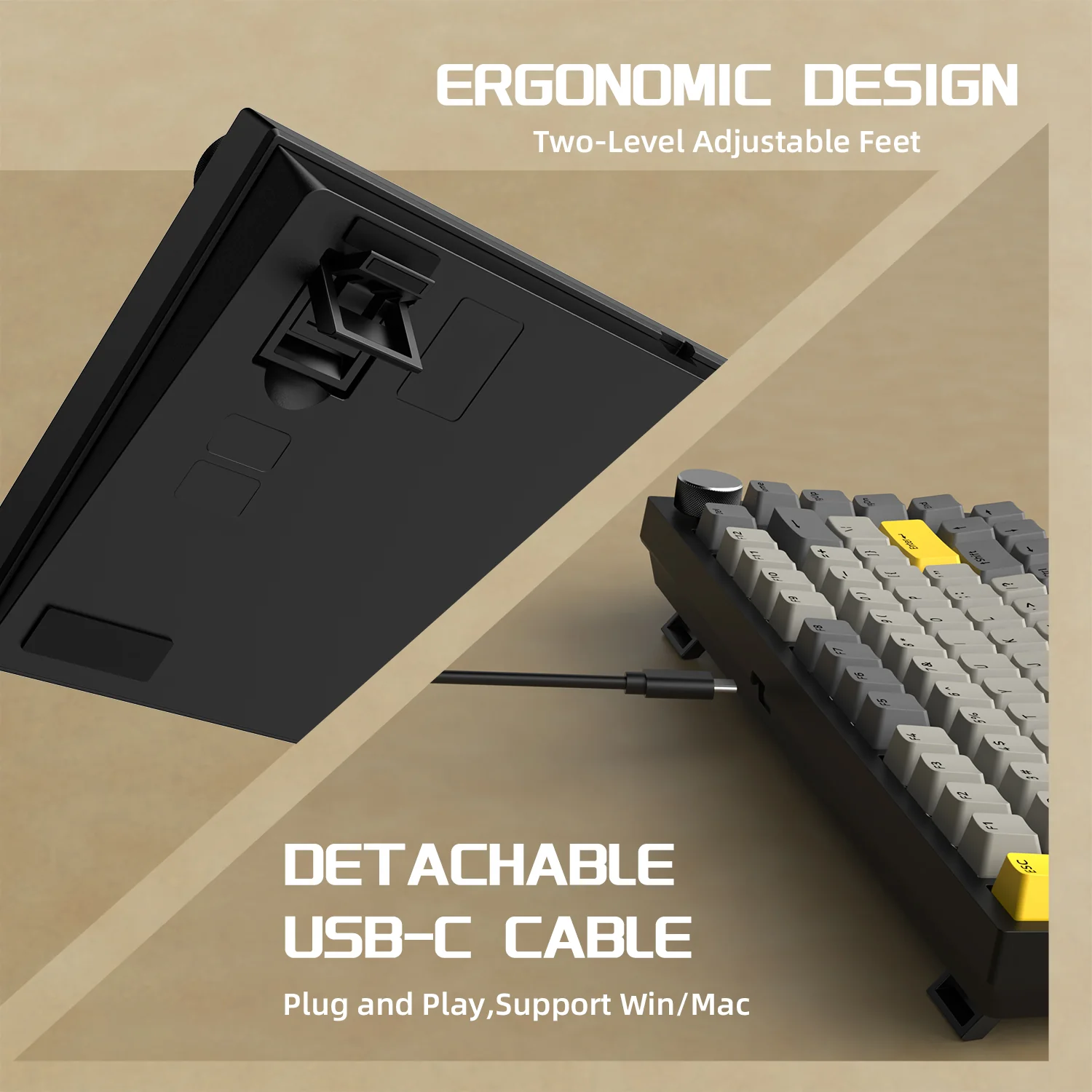 ATTACK SHARK x AJAZZ AK820 Wired Mechanical keyboard 6 ATTACK SHARK x AJAZZ AK820 Wired Mechanical keyboard