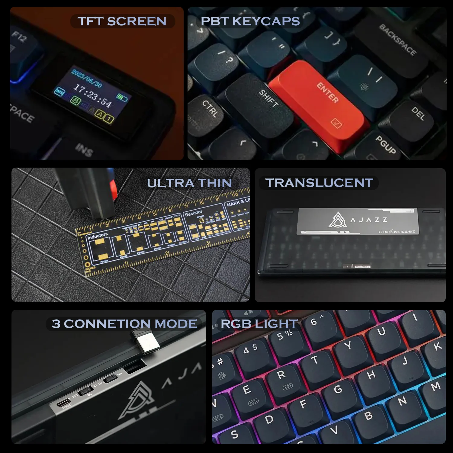 ATTACK SHARK x AJAZZ AK832 Mechanical Keyboard 12 ATTACK SHARK x AJAZZ AK832 Mechanical Keyboard