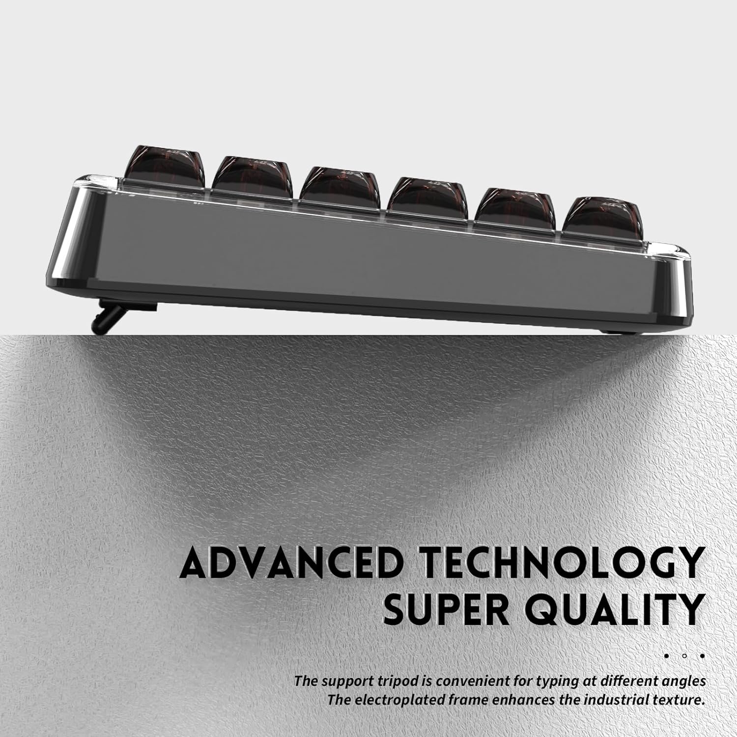 ATTACK SHARK K75 Transparent Mechanical Keyboard 16 ATTACK SHARK K75 Transparent Mechanical Keyboard