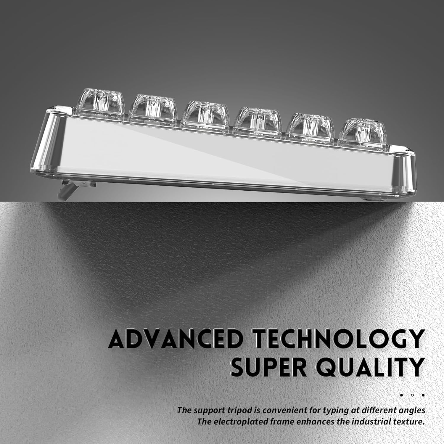 ATTACK SHARK K75 Transparent Mechanical Keyboard 7 ATTACK SHARK K75 Transparent Mechanical Keyboard