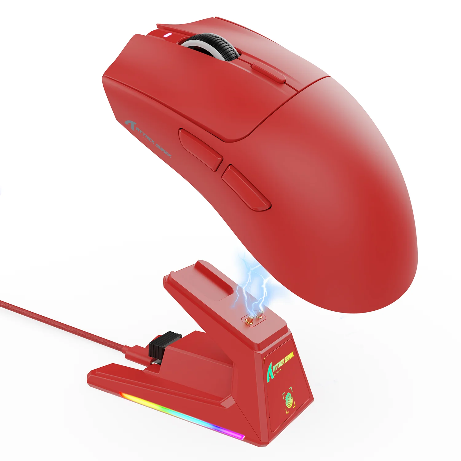 ATTACK SHARK X1 Tri-mode Gaming Mouse With Touchpad RGB Charging Dock PAW3395PRO Sensor 19 ATTACK SHARK X1 Tri-mode Gaming Mouse With Touchpad RGB Charging Dock PAW3395PRO Sensor
