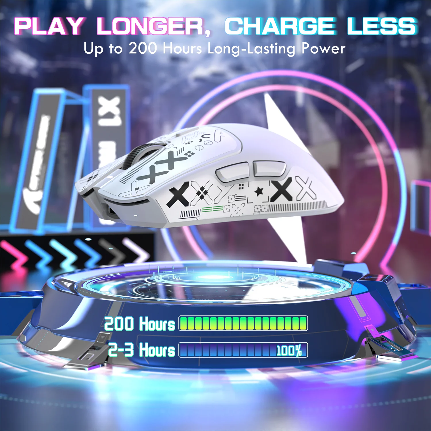 ATTACK SHARK X1 Tri-mode Gaming Mouse With Touchpad RGB Charging Dock PAW3395PRO Sensor 33 ATTACK SHARK X1 Tri-mode Gaming Mouse With Touchpad RGB Charging Dock PAW3395PRO Sensor