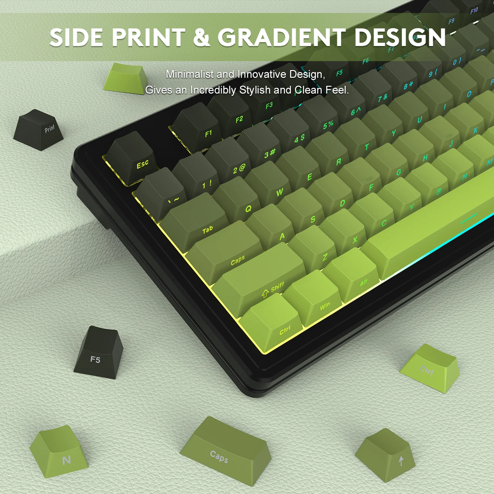 ATTACK SHARK M87PRO Wireless Mechanical Keyboard with Side Printed PBT Keycaps 22 ATTACK SHARK M87PRO Wireless Mechanical Keyboard with Side Printed PBT Keycaps