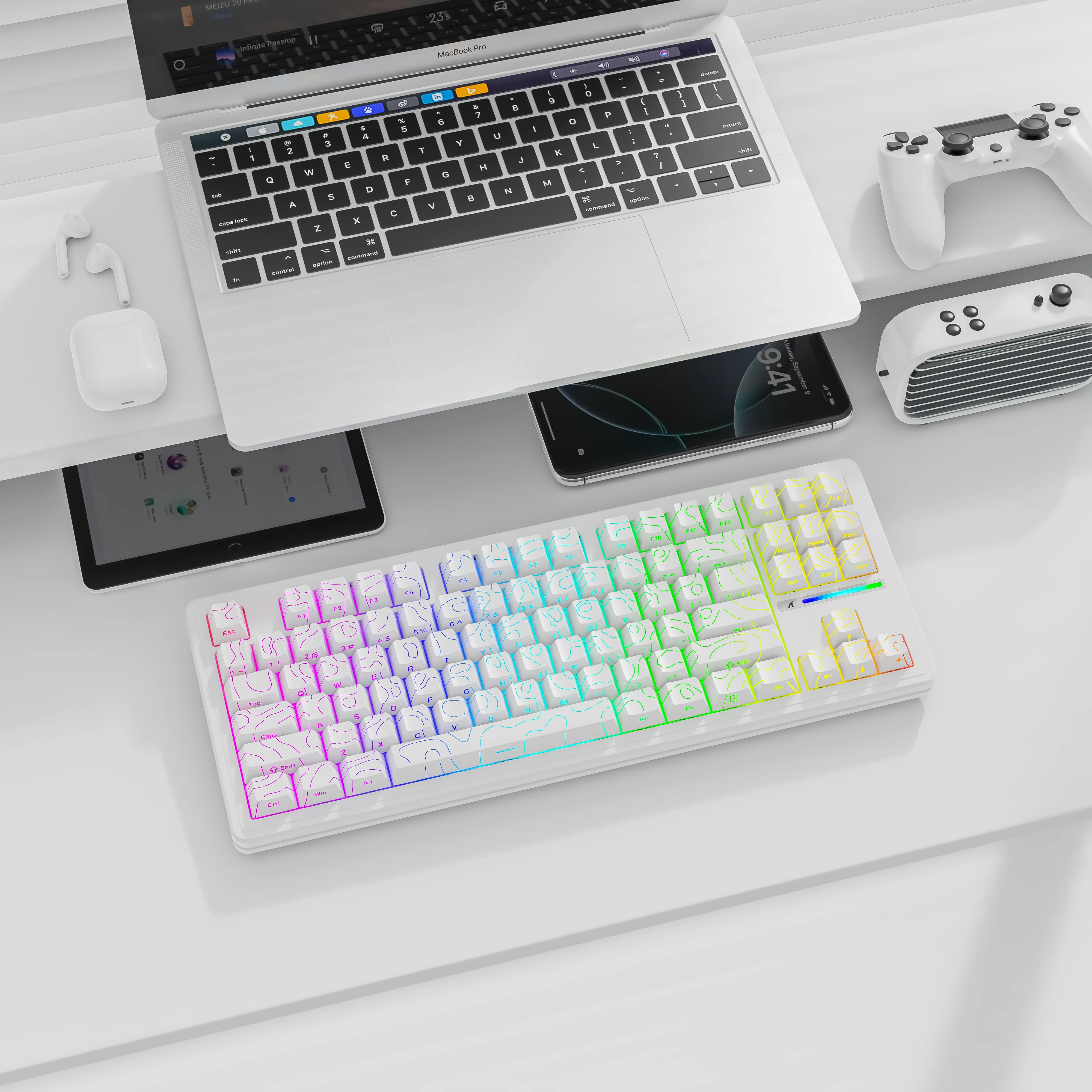 ATTACK SHARK M87PRO Wireless Mechanical Keyboard with Side Printed PBT Keycaps 29 ATTACK SHARK M87PRO Wireless Mechanical Keyboard with Side Printed PBT Keycaps