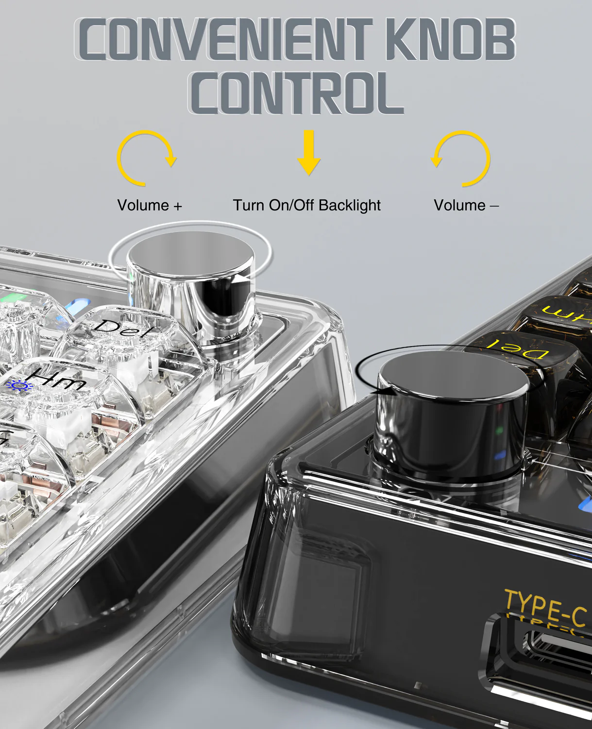 ATTACK SHARK K75 Pro Transparent Mechanical Keyboard 4 ATTACK SHARK K75 Pro Transparent Mechanical Keyboard